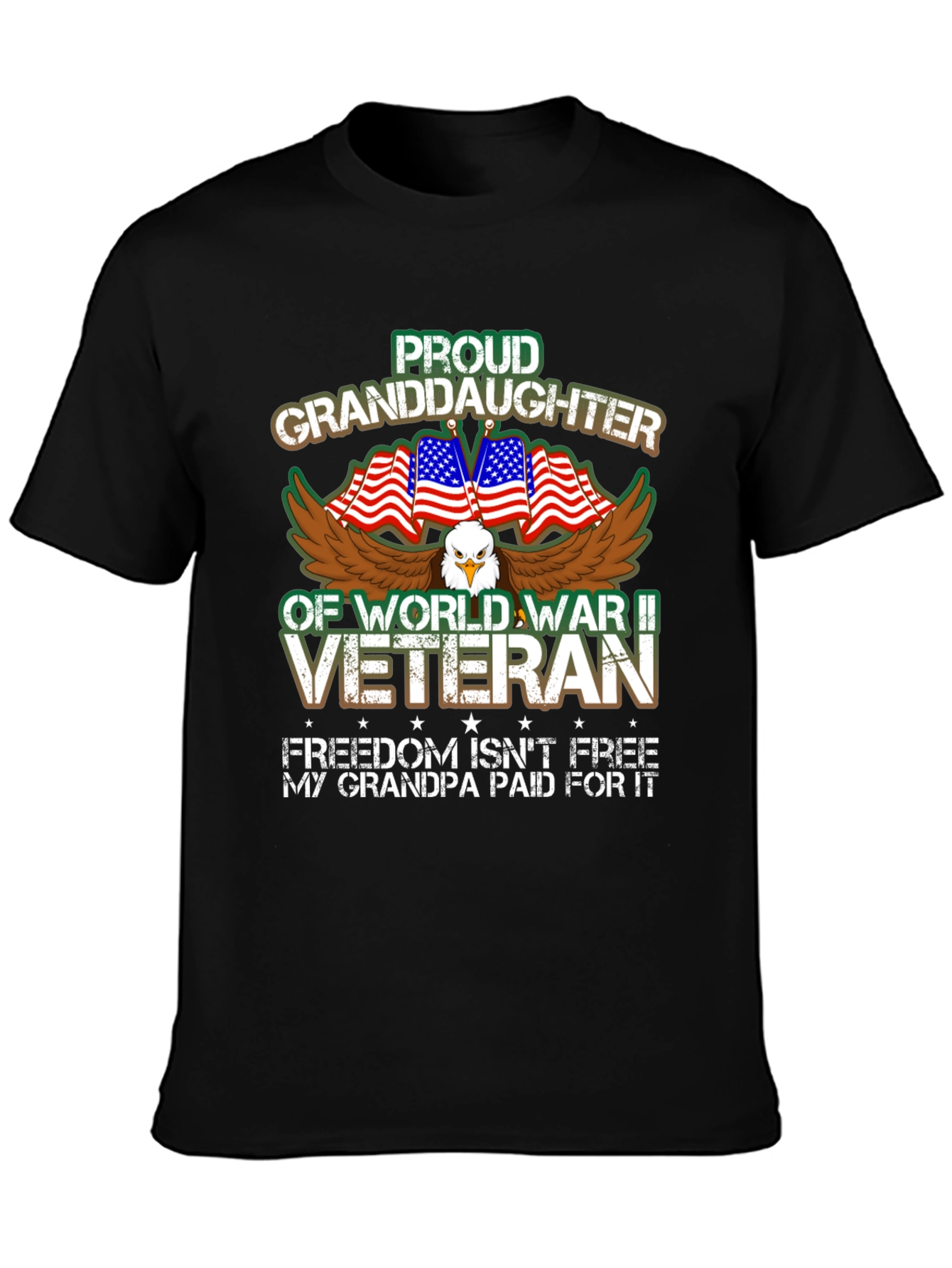 Proud Granddaughter of WWII Veteran T-Shirt