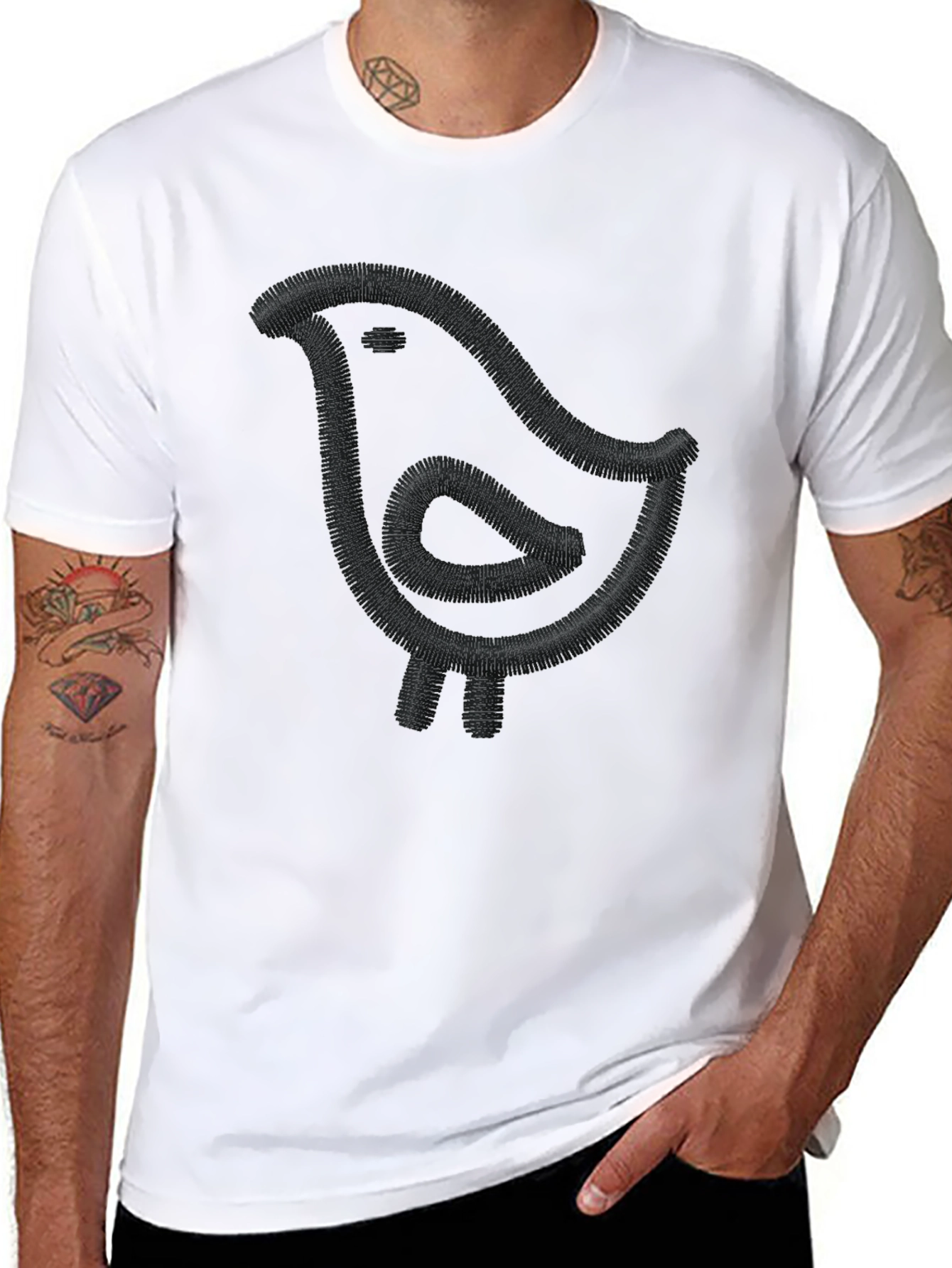 Black Bird Graphic T-Shirt