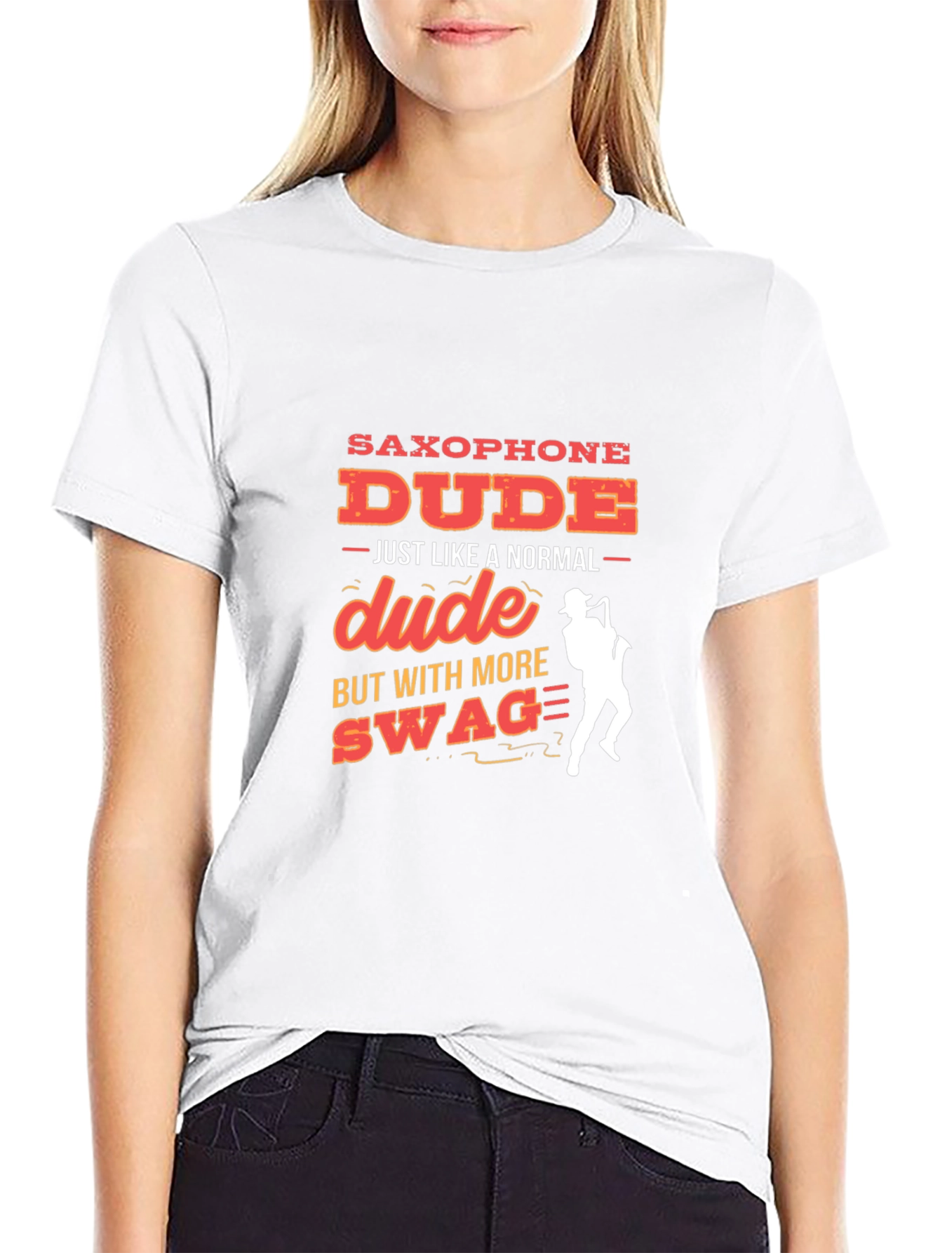 Saxophone Dude Graphic Tee