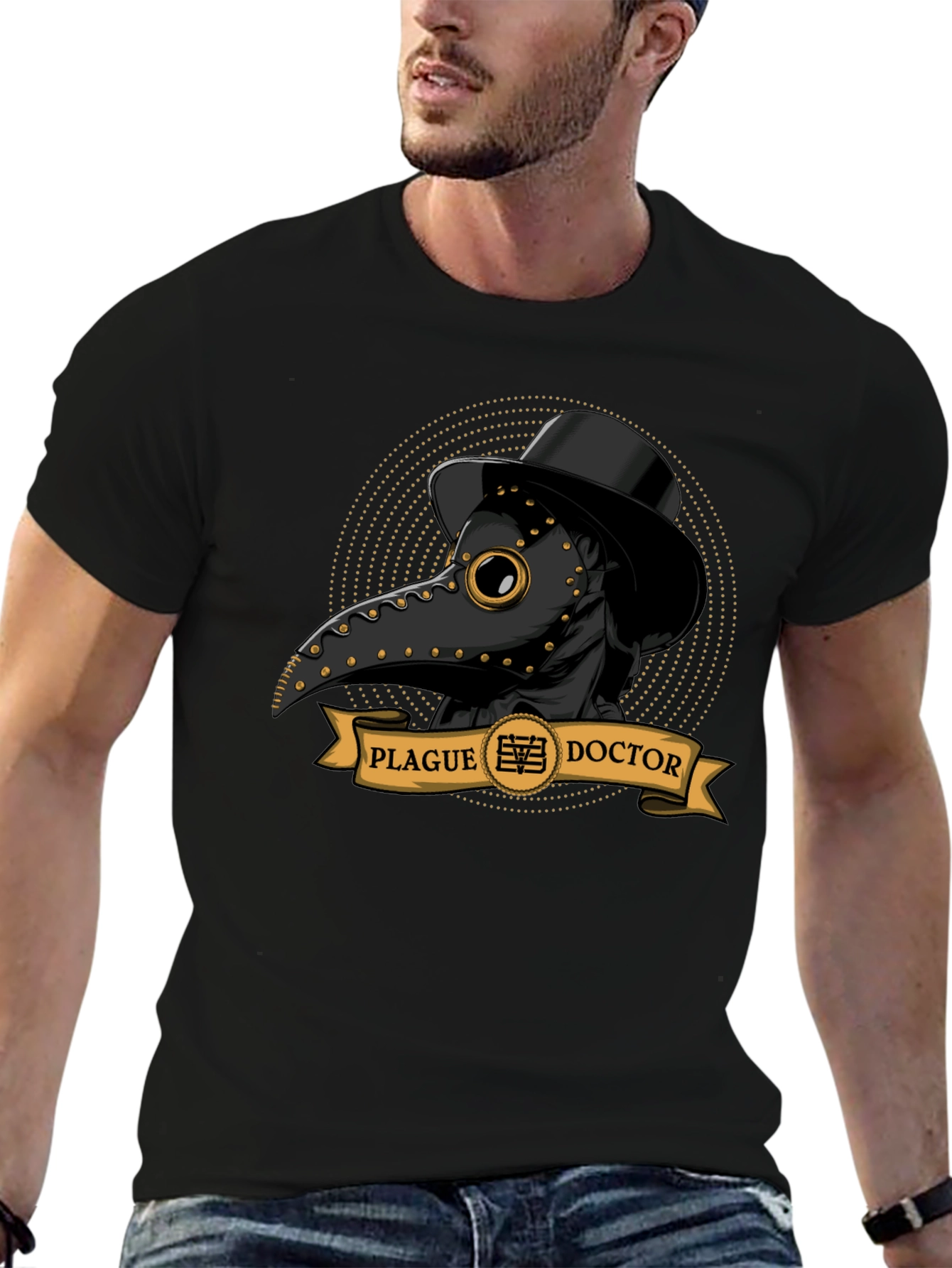 Plague Doctor Graphic Tee - Unique Style