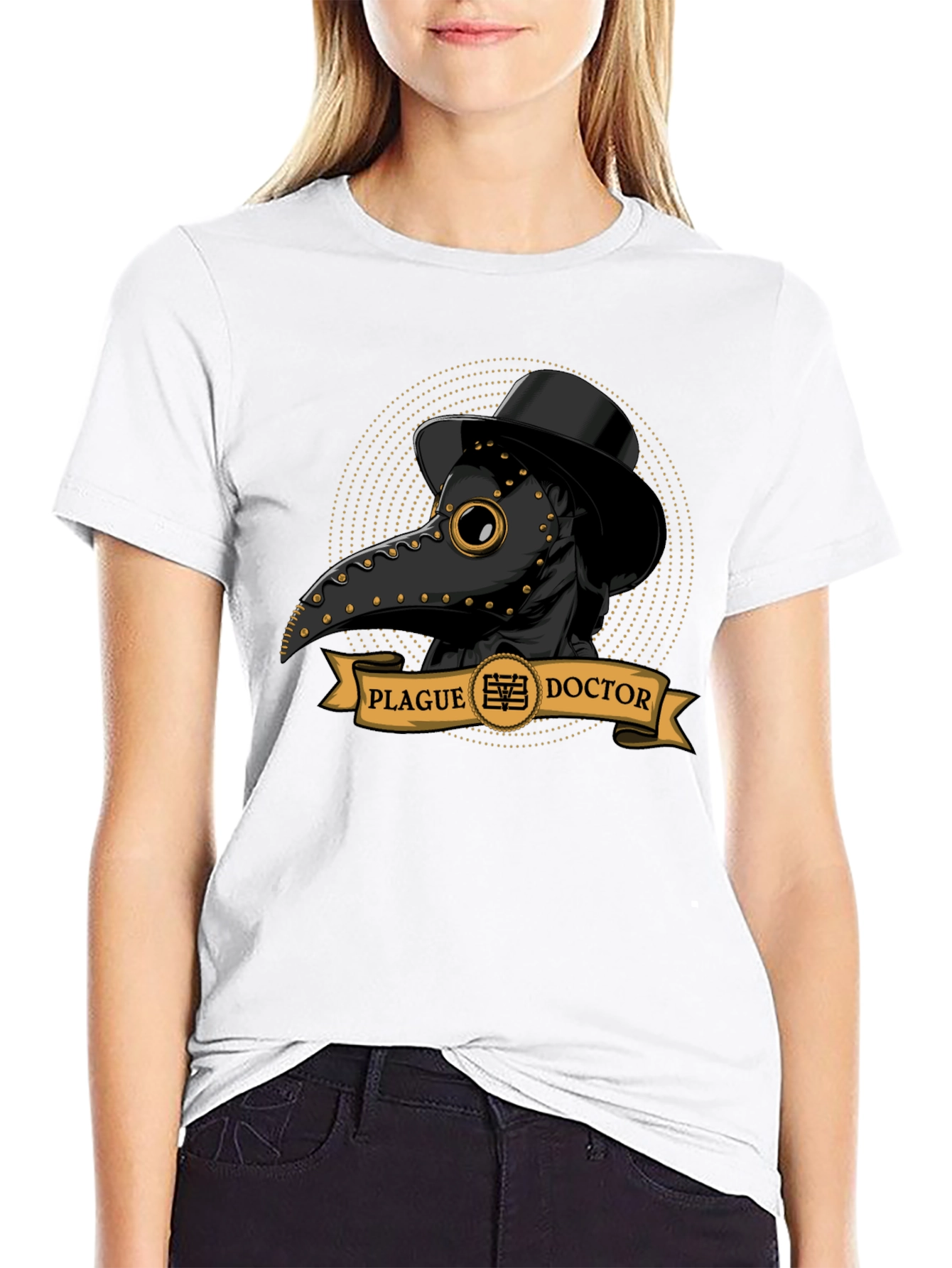 Plague Doctor Graphic Tee - Unique Style