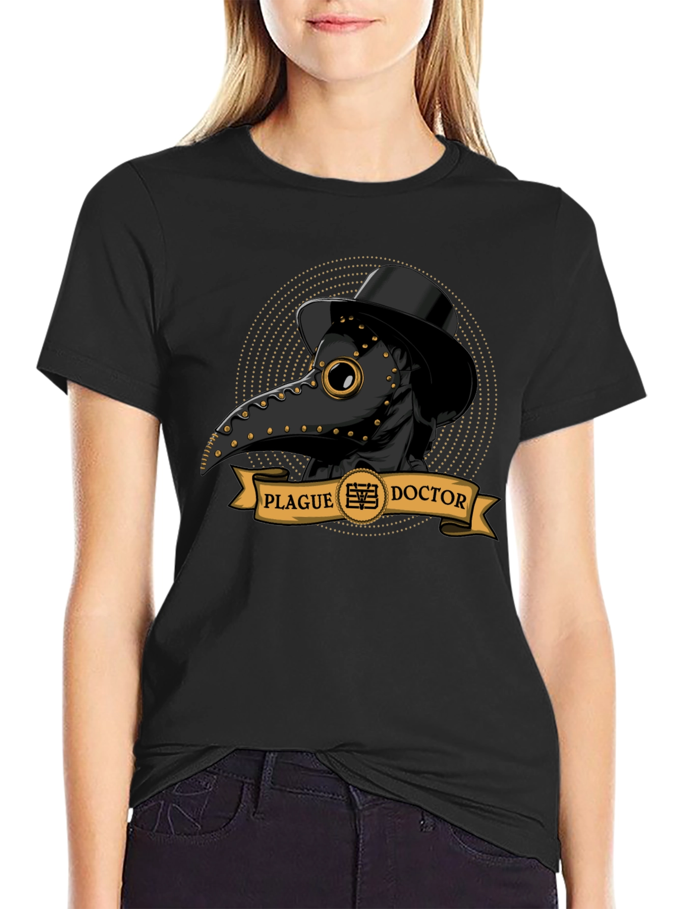 Plague Doctor Graphic Tee - Unique Style