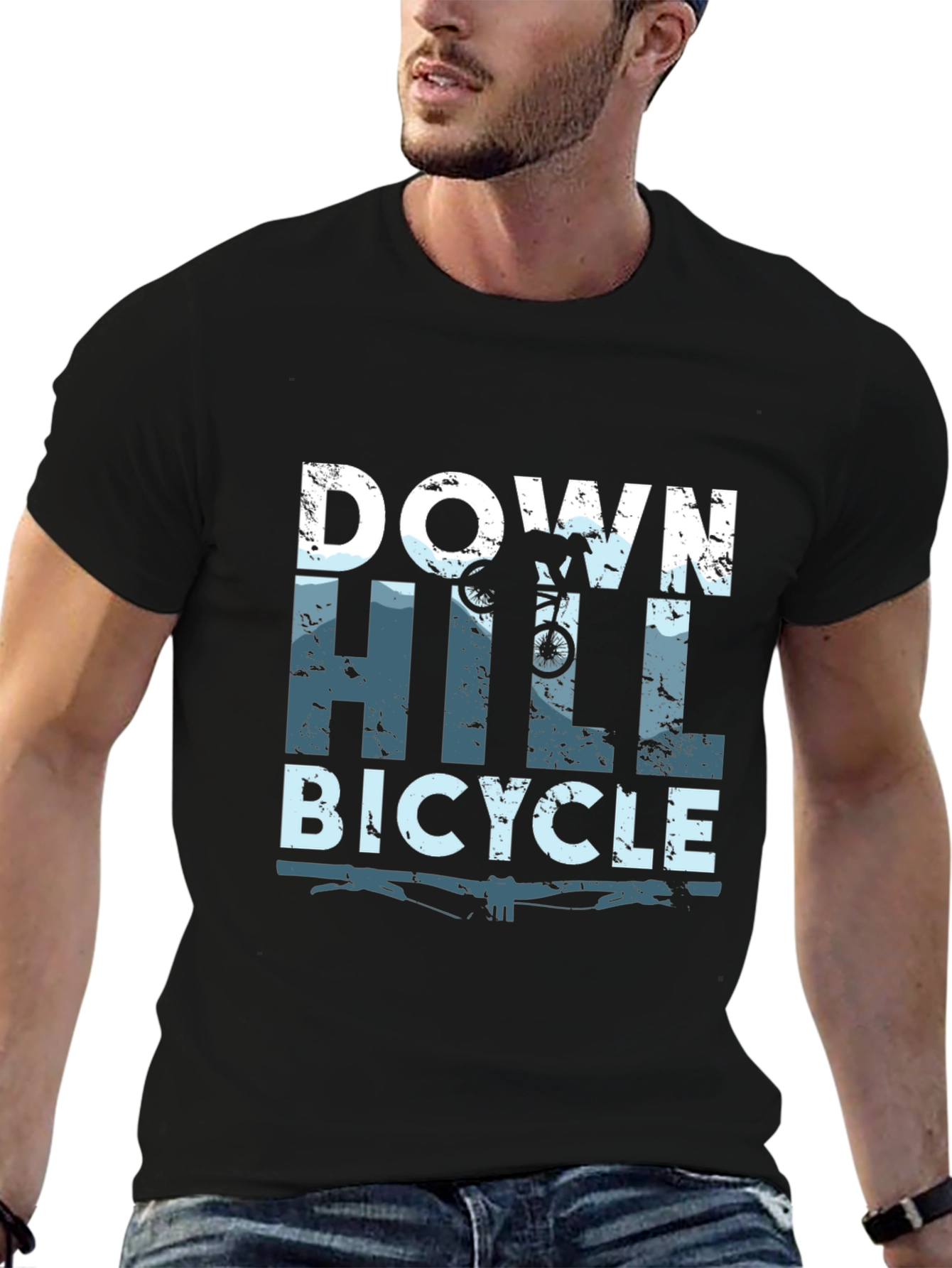 Downhill Bicycle T-Shirt