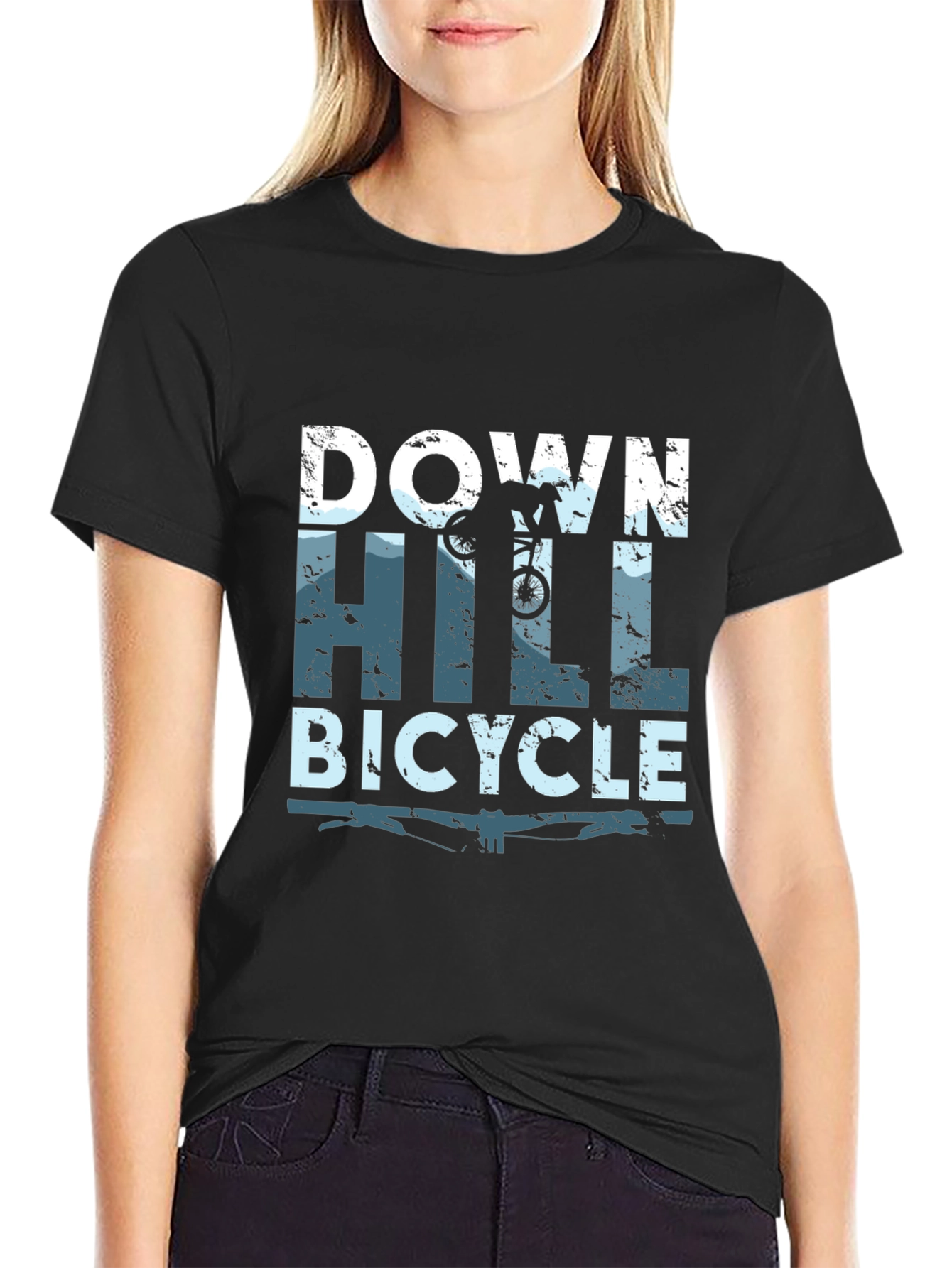 Downhill Bicycle T-Shirt
