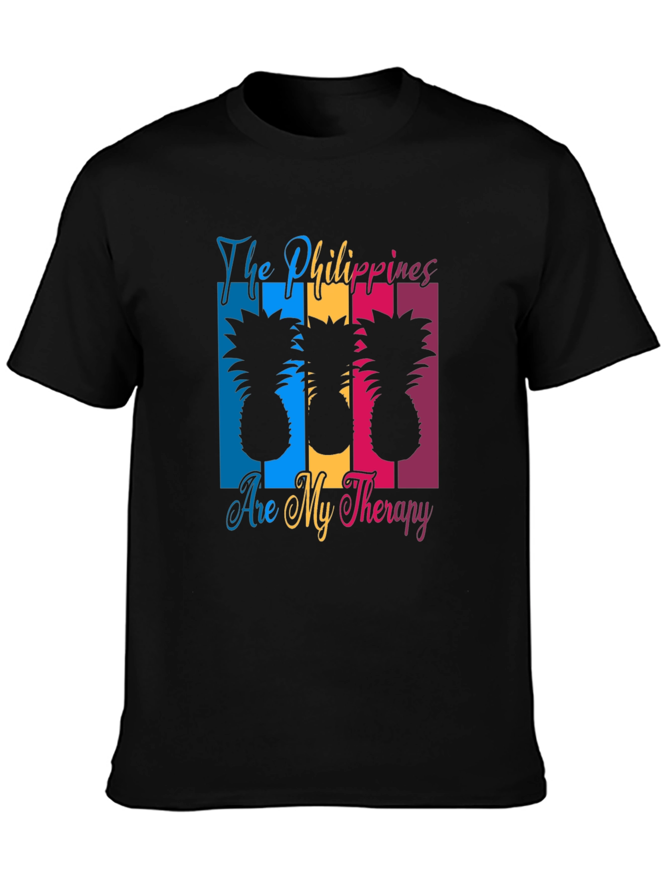 Philippines Therapy Pineapple Graphic T-Shirt