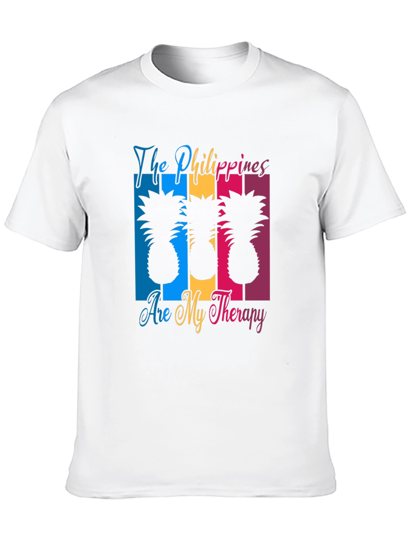 Philippines Therapy Pineapple Graphic T-Shirt