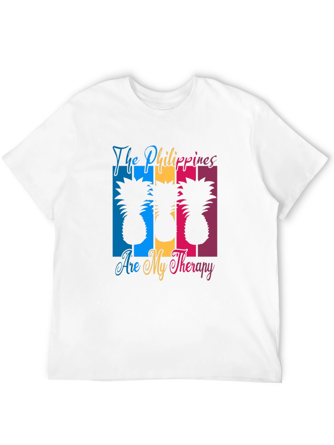 Philippines Therapy Pineapple Graphic T-Shirt