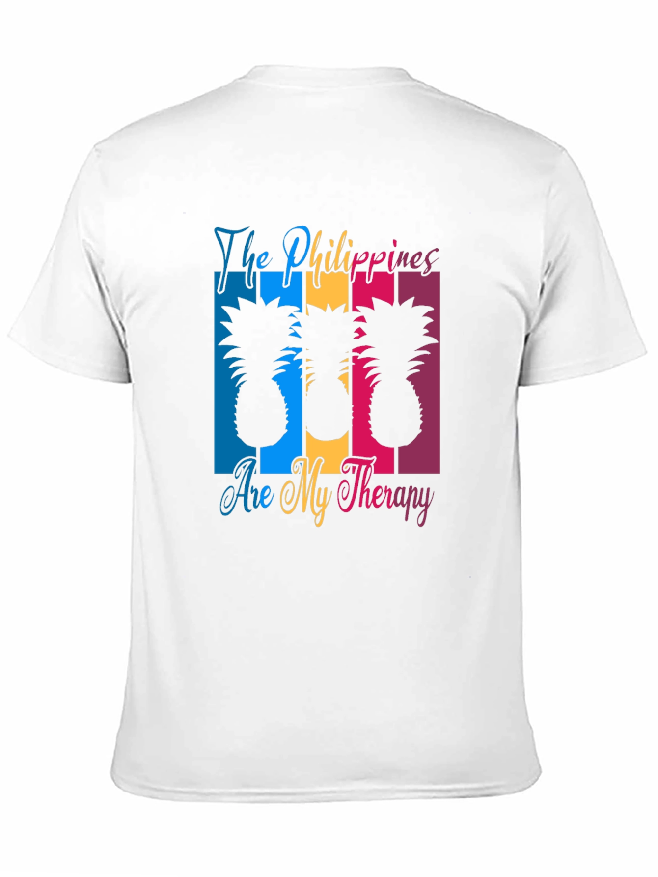 Philippines Therapy Pineapple Graphic T-Shirt