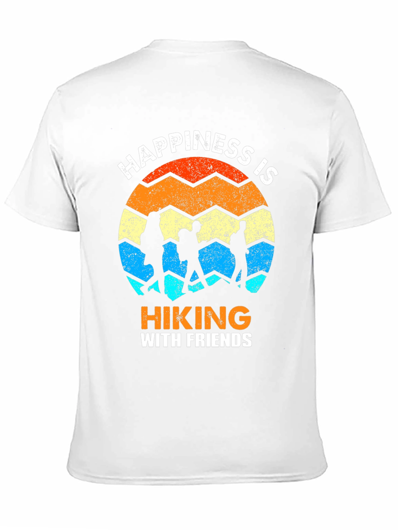 Happiness is Hiking With Friends Graphic Tee