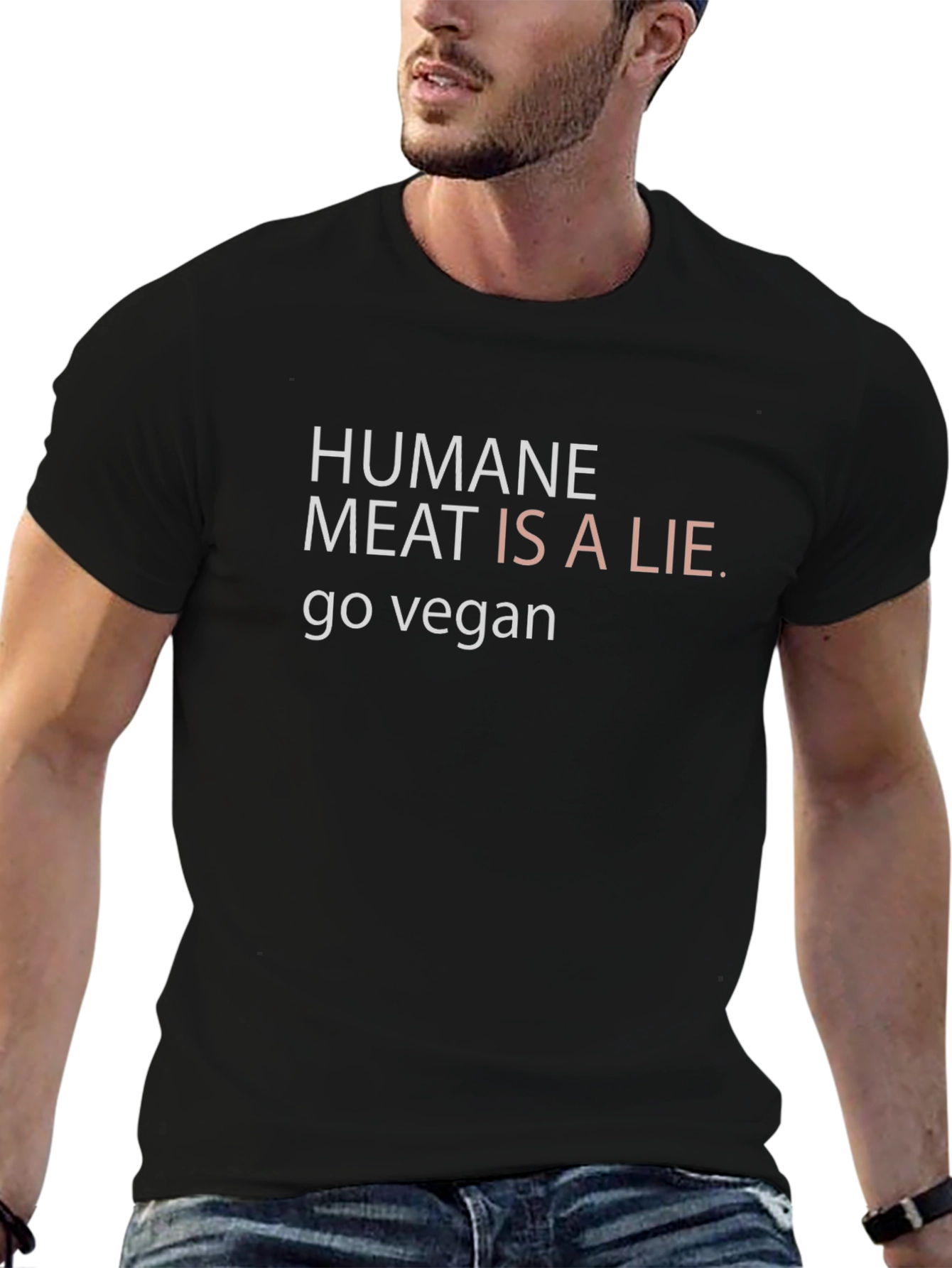 Humane Meat is a Lie Vegan T-Shirt