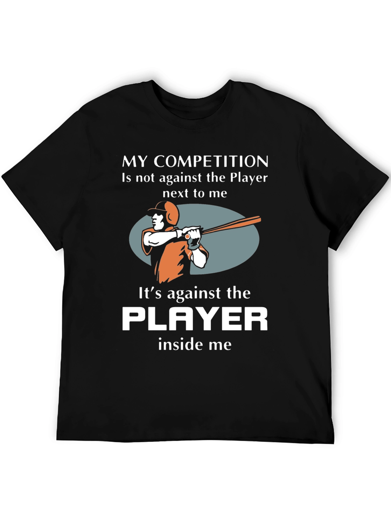 Baseball Player Competition Graphic T-Shirt