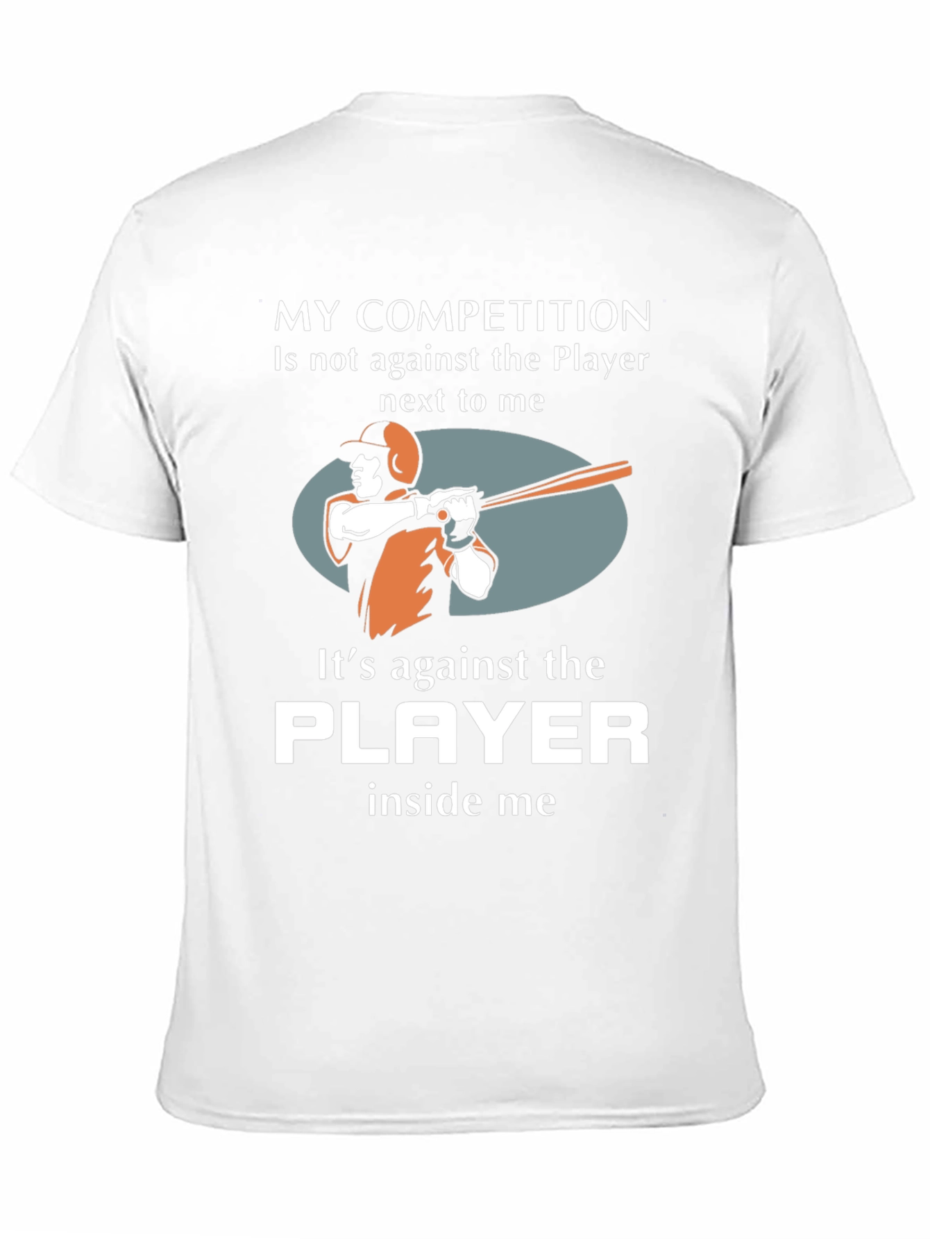 Baseball Player Competition Graphic T-Shirt