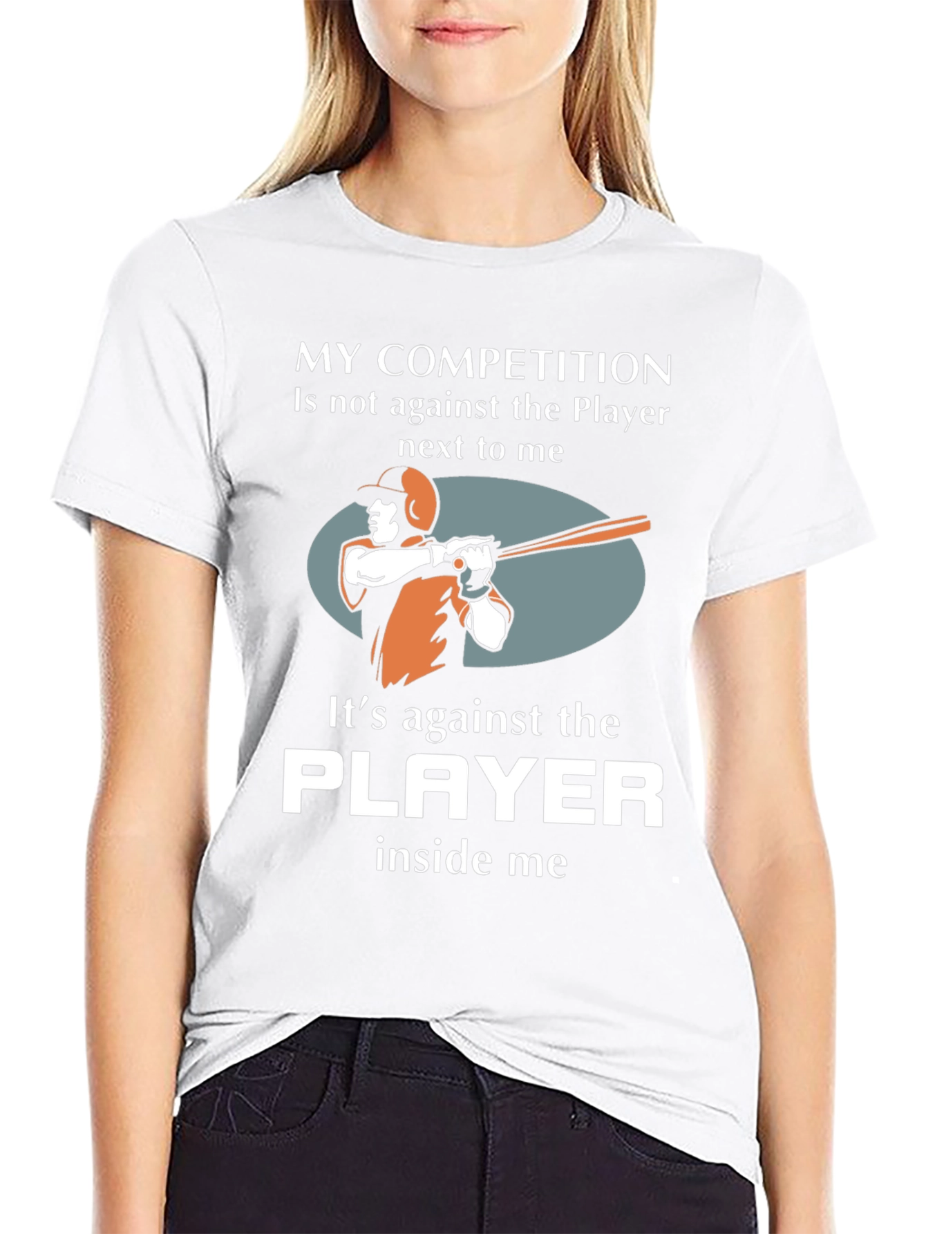 Baseball Player Competition Graphic T-Shirt