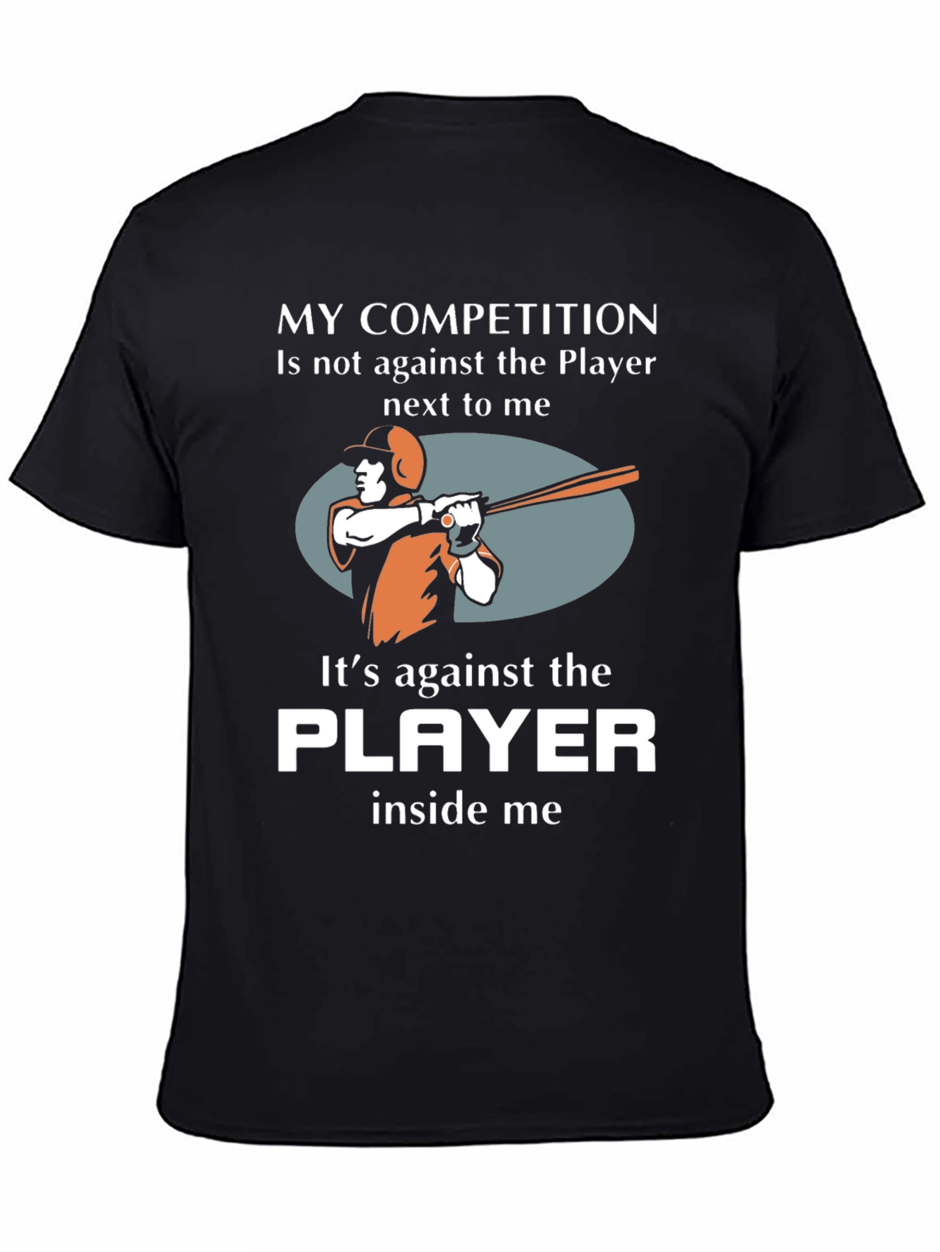 Baseball Player Competition Graphic T-Shirt