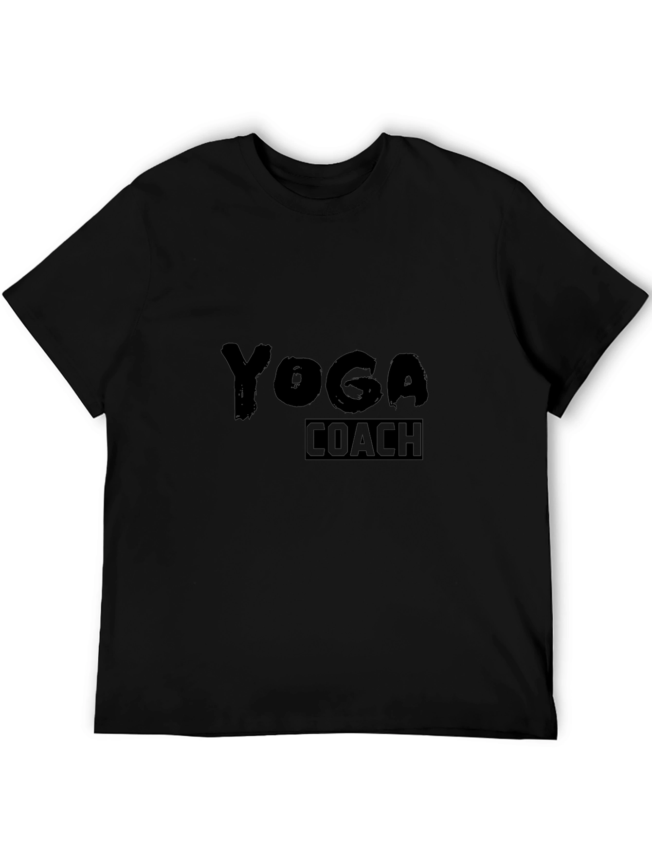 Yoga Coach T-Shirt - Black Graphic Tee