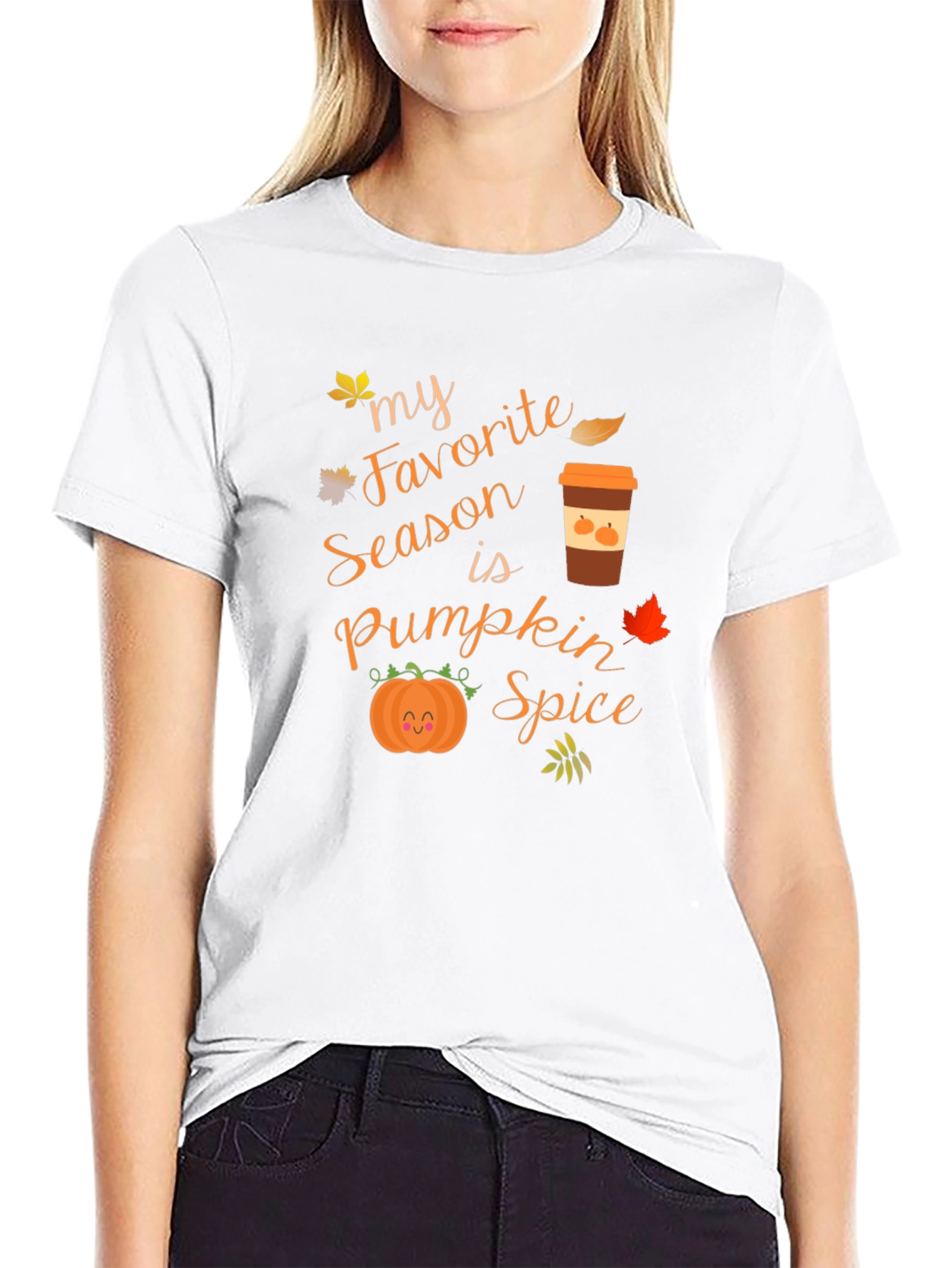 Fall Favorite Season Pumpkin Spice Graphic Tee