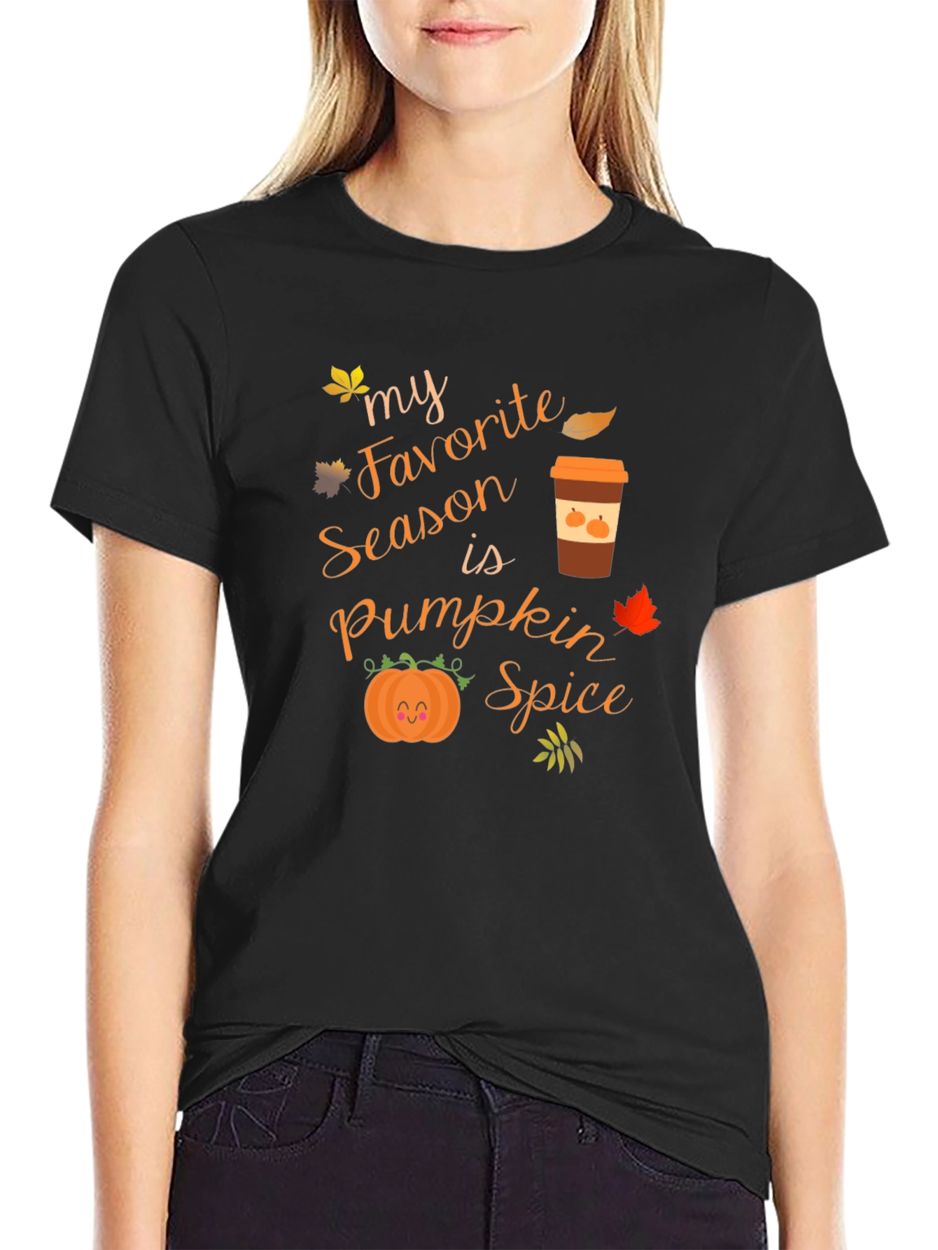 Fall Favorite Season Pumpkin Spice Graphic Tee