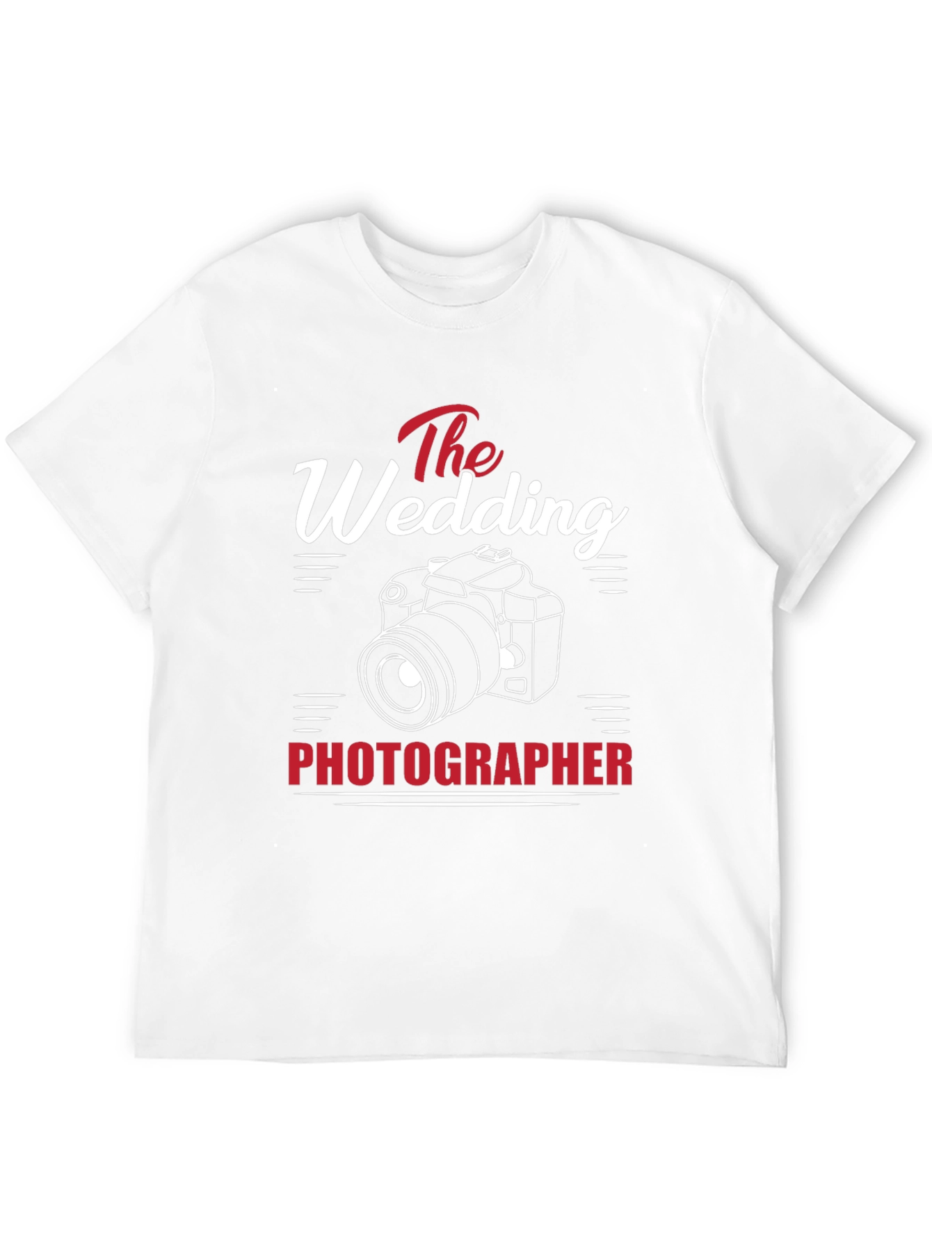 Wedding Photographer T-Shirt - Camera Graphic Tee
