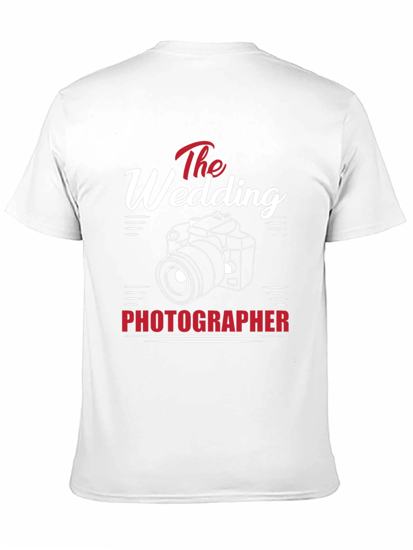 Wedding Photographer T-Shirt - Camera Graphic Tee