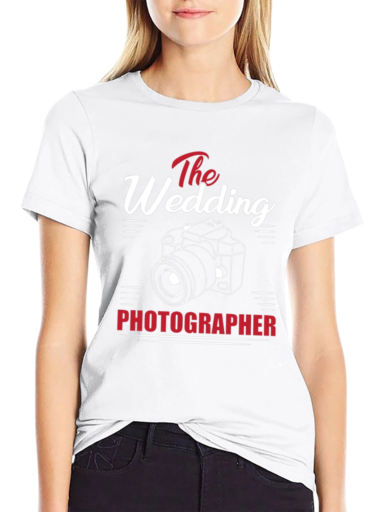 Wedding Photographer T-Shirt - Camera Graphic Tee