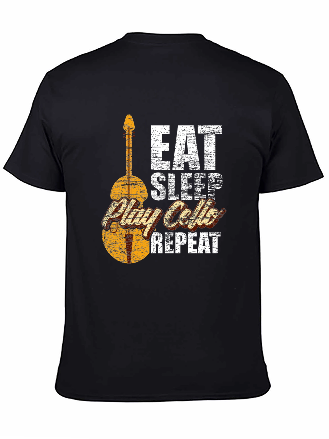 Eat Sleep Play Cello Repeat T-Shirt