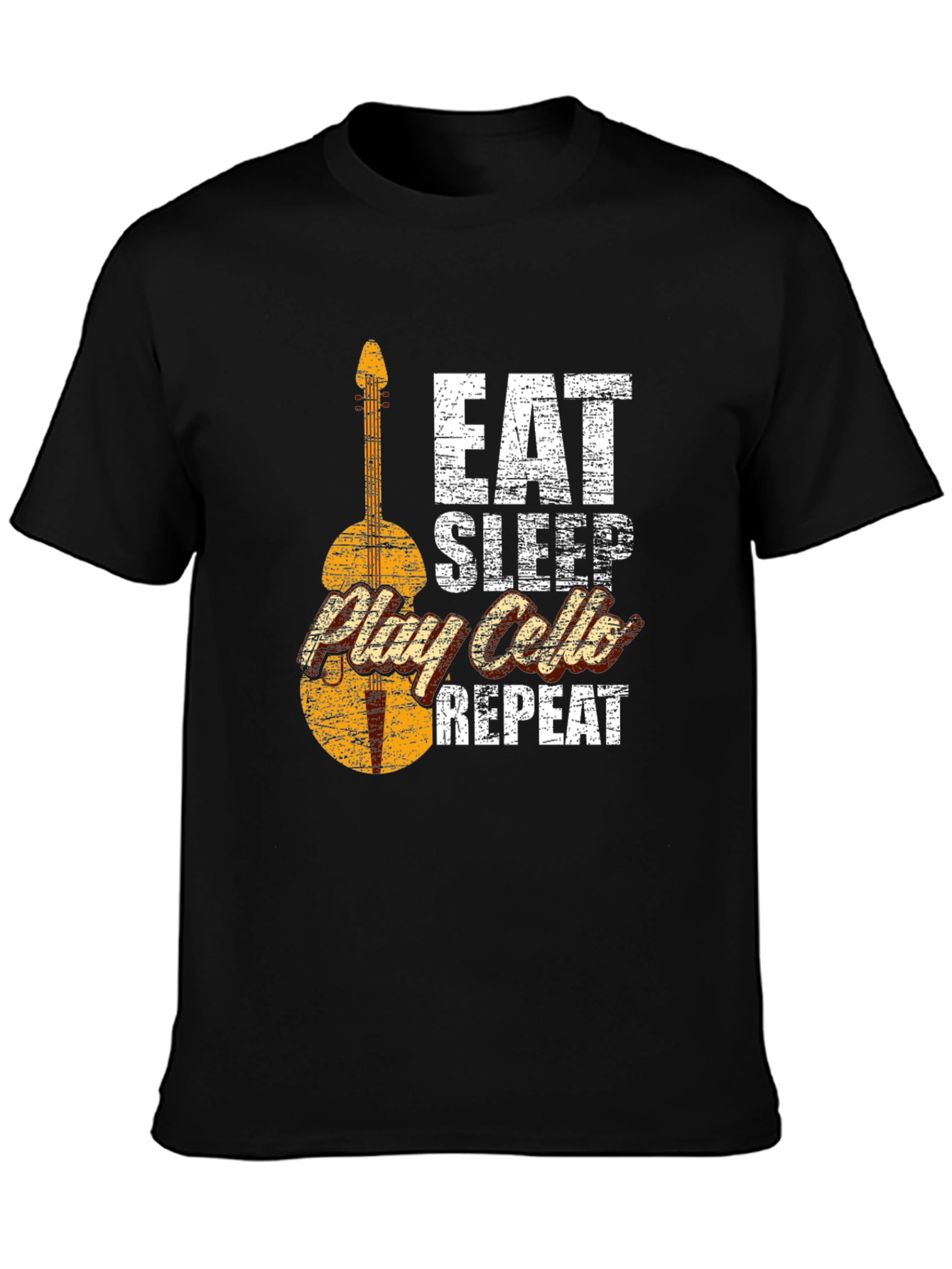 Eat Sleep Play Cello Repeat T-Shirt