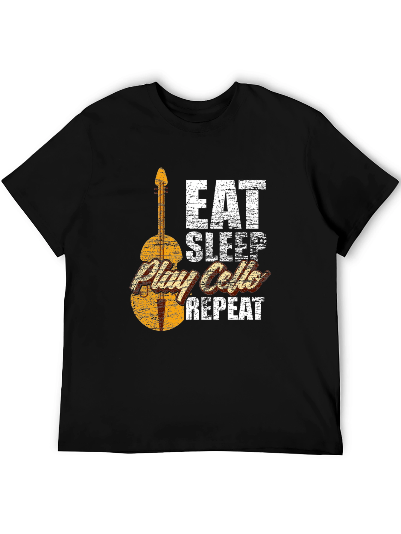 Eat Sleep Play Cello Repeat T-Shirt