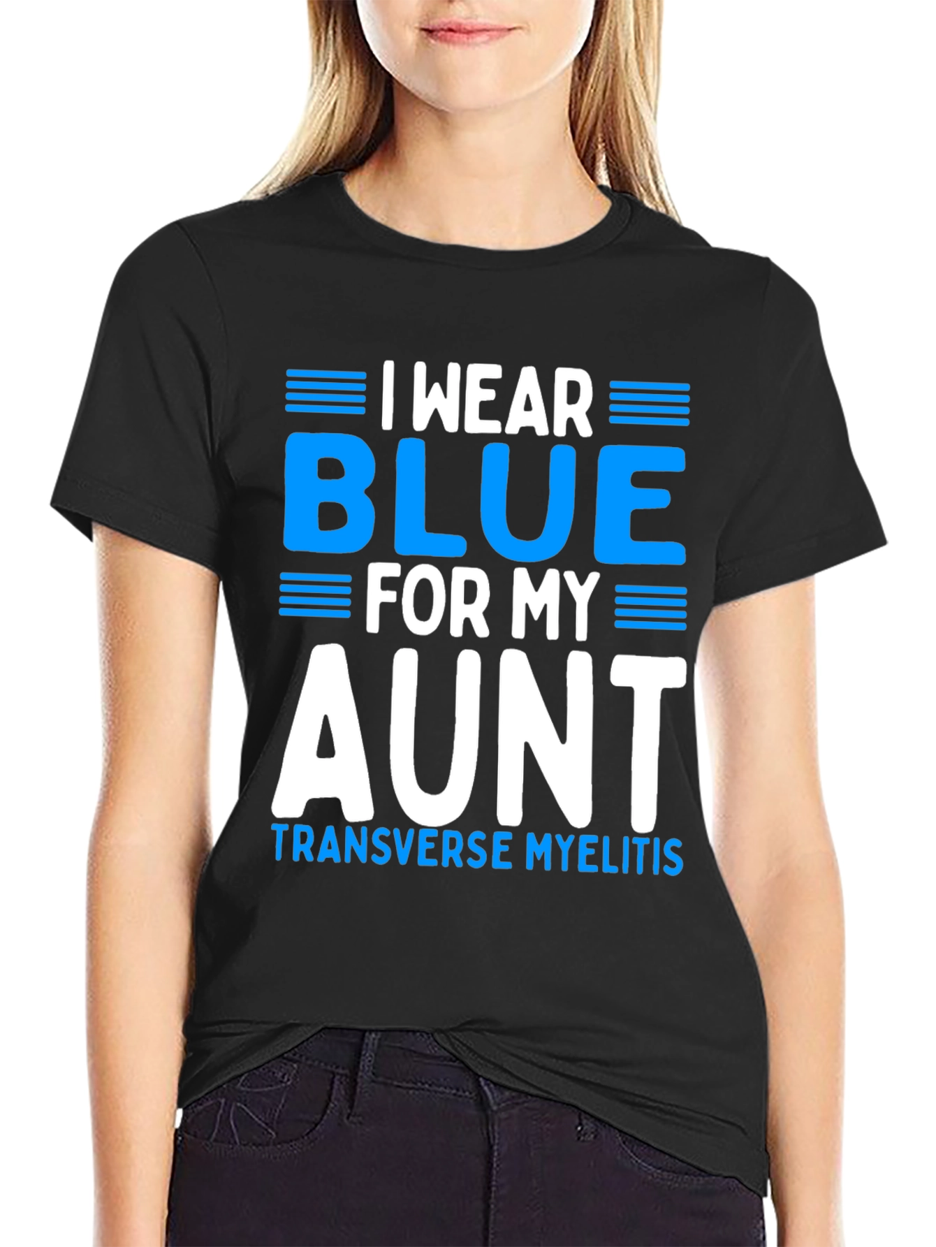 I Wear Blue for My Aunt T-Shirt