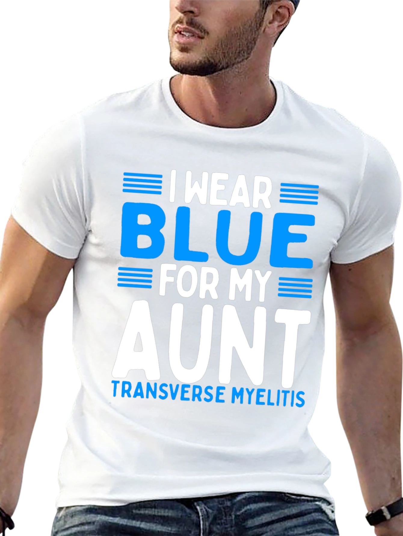 I Wear Blue for My Aunt T-Shirt