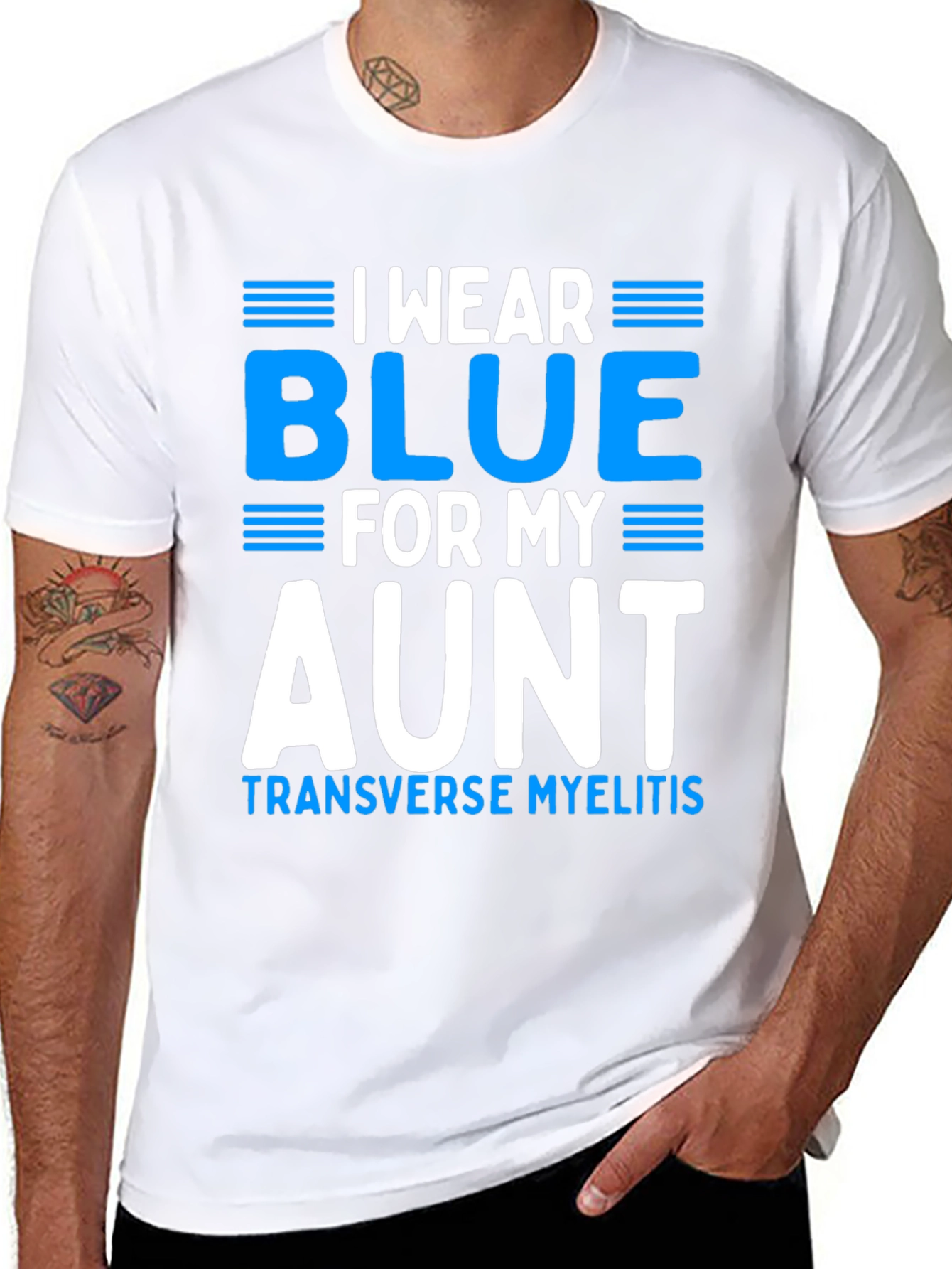 I Wear Blue for My Aunt T-Shirt