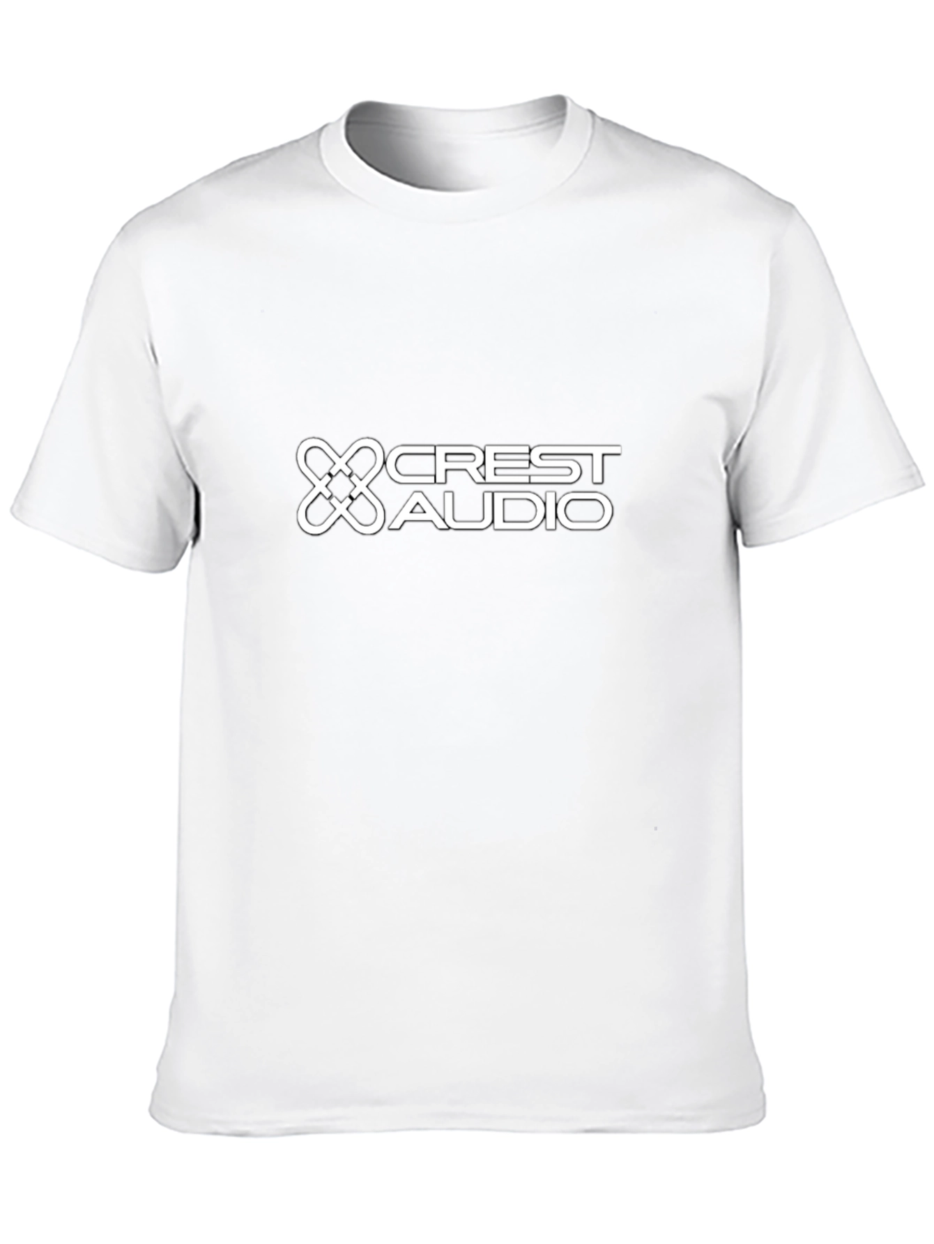 Crest Audio Black Graphic T-Shirt