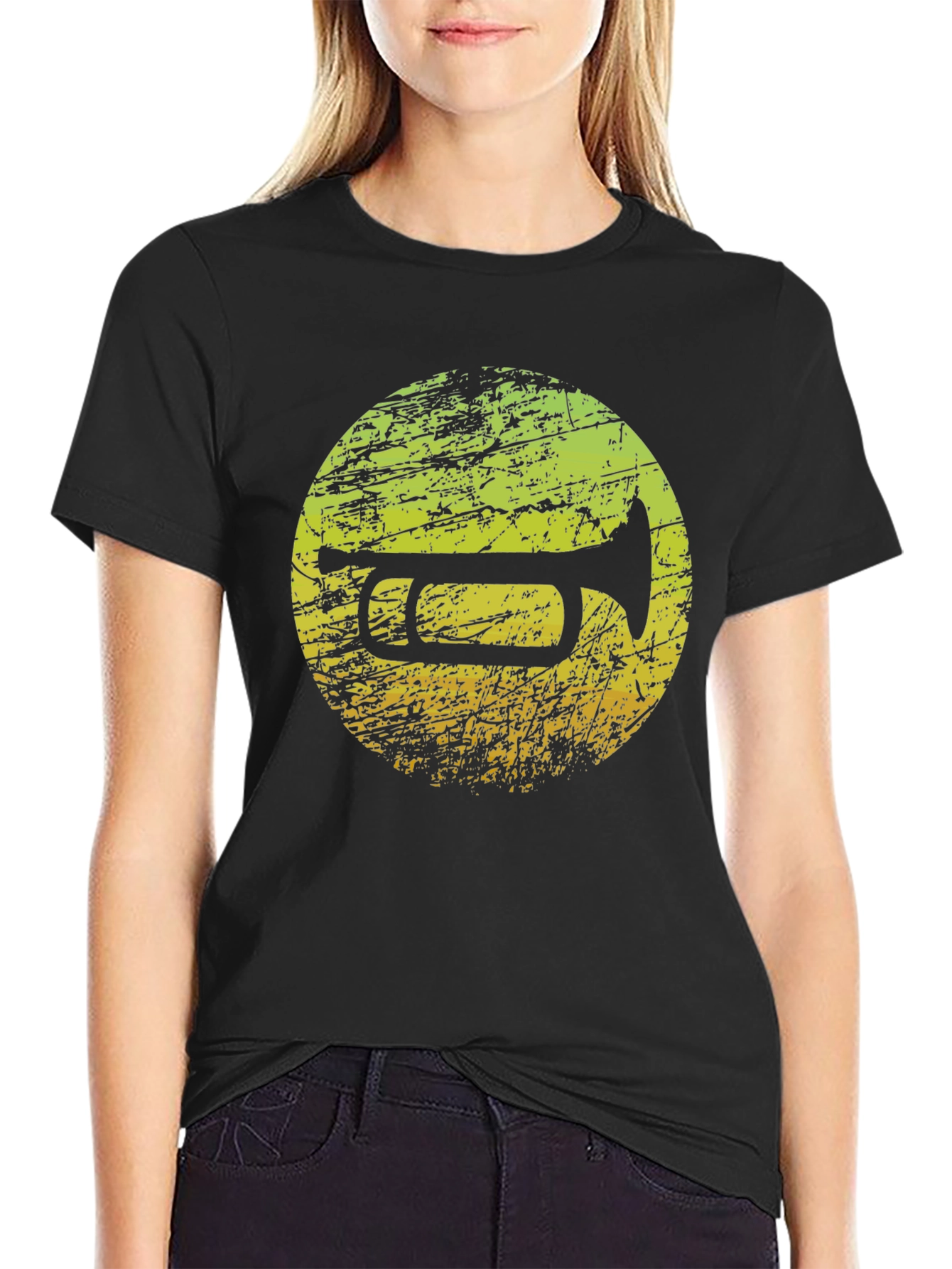 Trumpet Graphic T-Shirt - Music Lover Tee