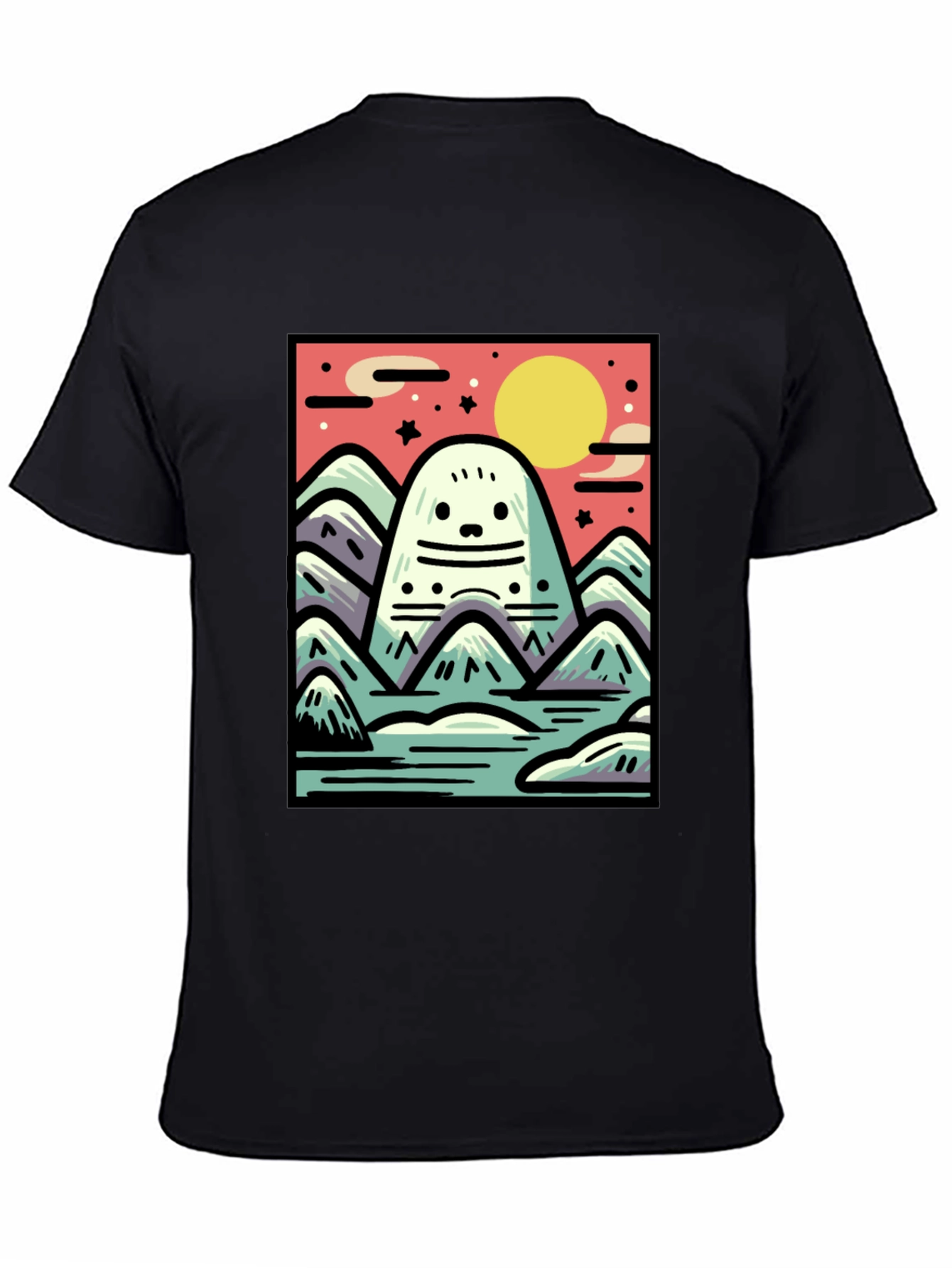 Cute Monster Mountain T-Shirt