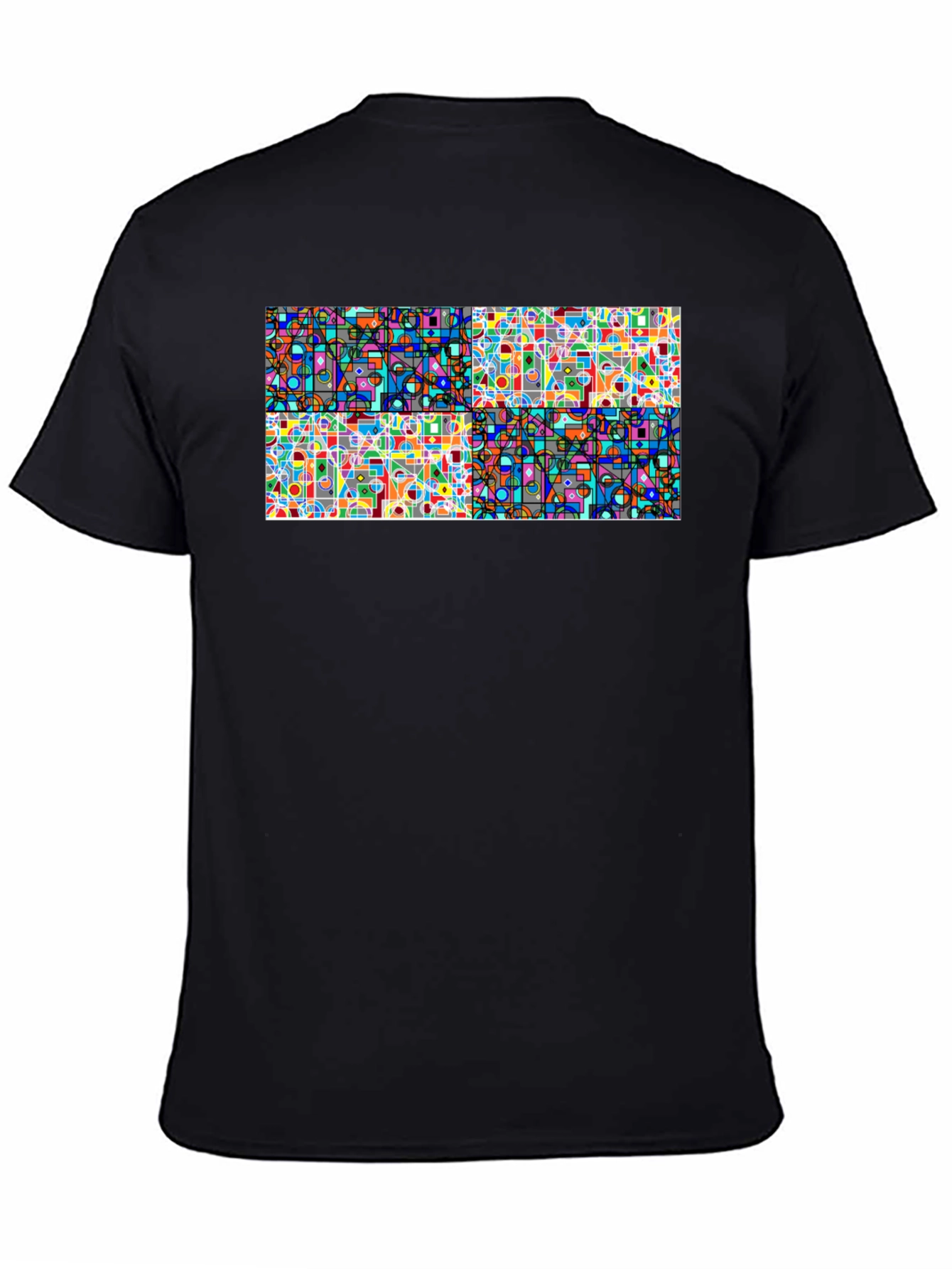 Abstract Geometric T-Shirt - Modern Art Tee