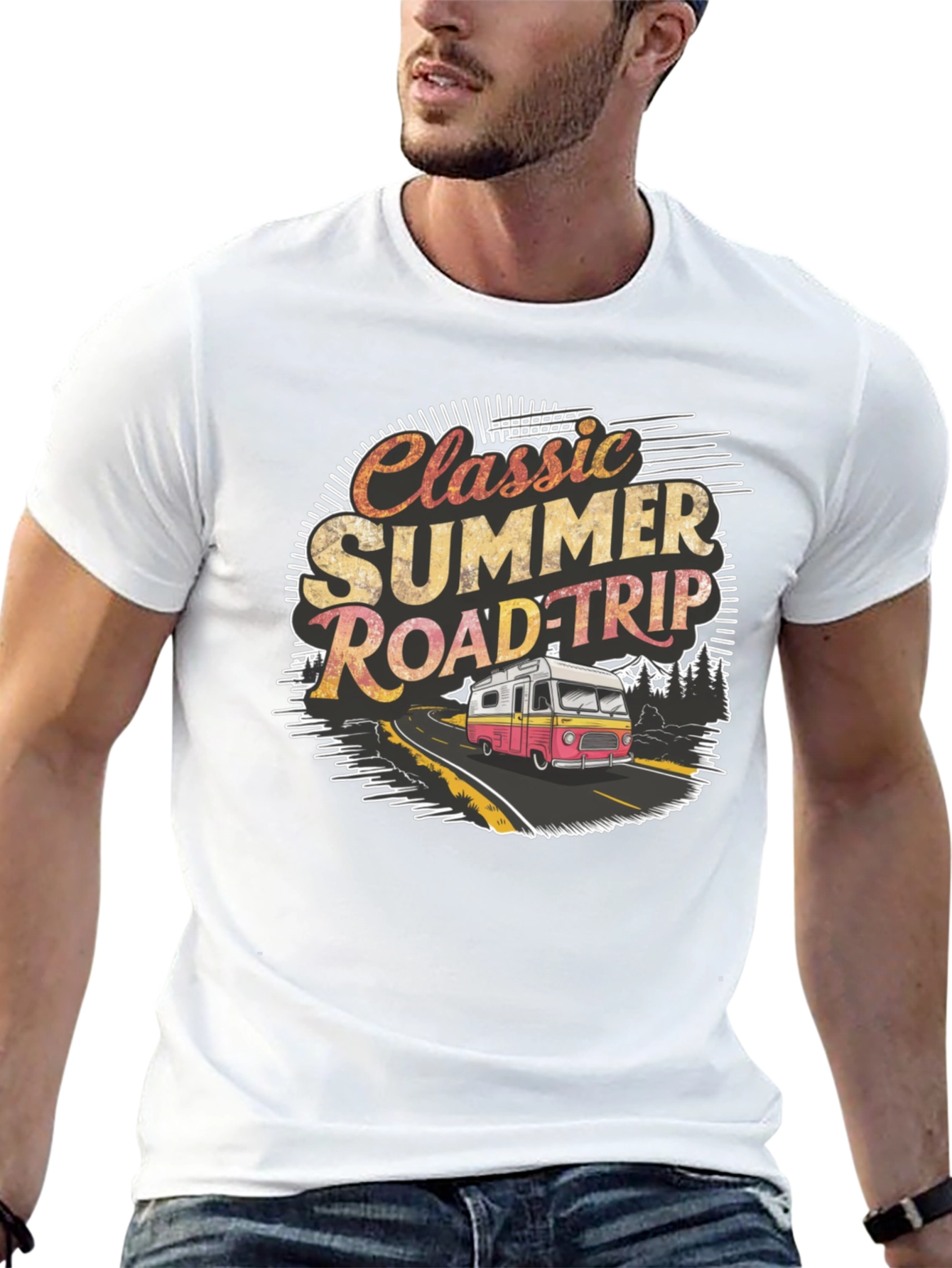 Classic Summer Road Trip Graphic Tee