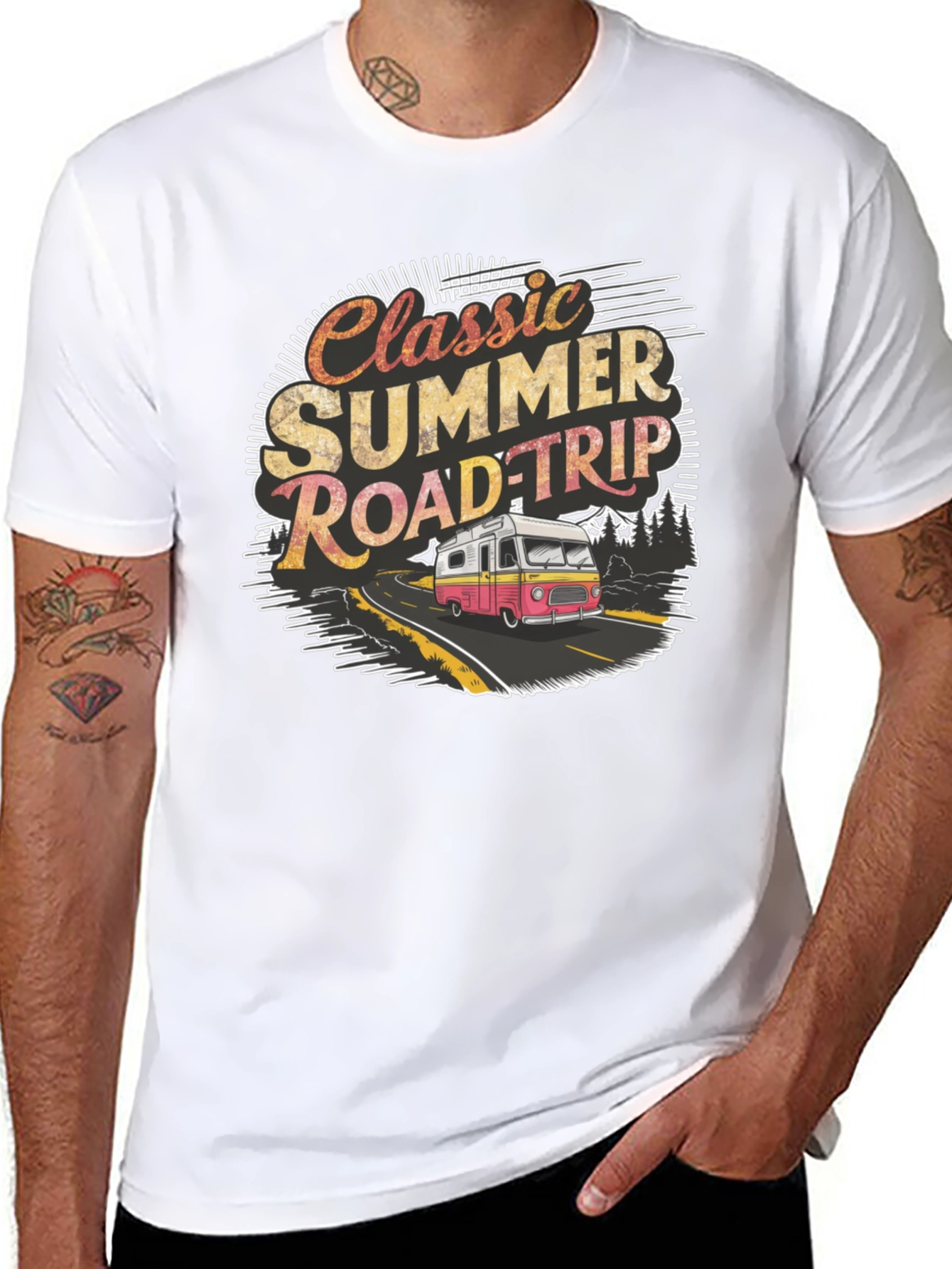Classic Summer Road Trip Graphic Tee