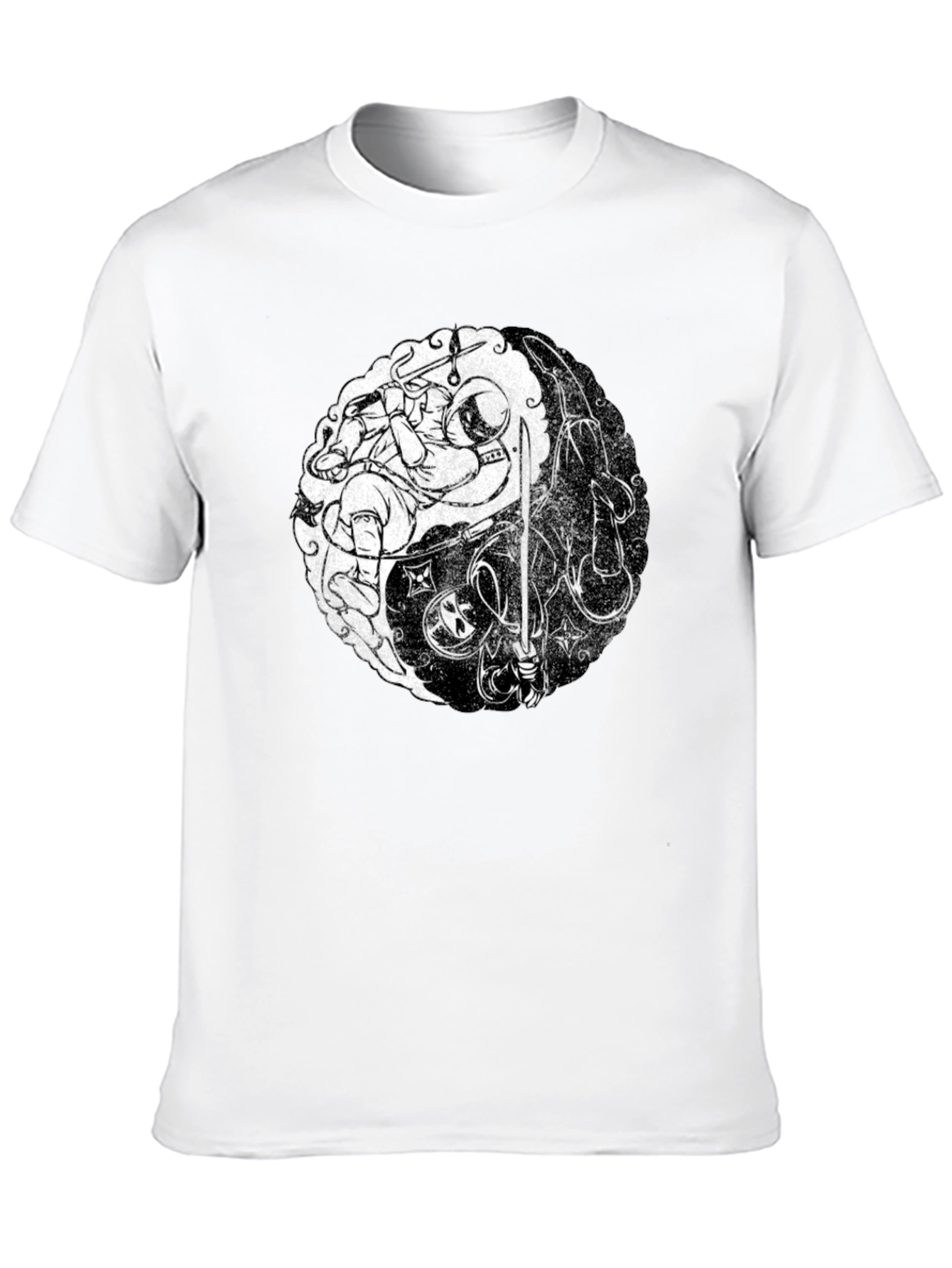 Yin & Yang T-Shirt | Space Ninja Graphic Tee