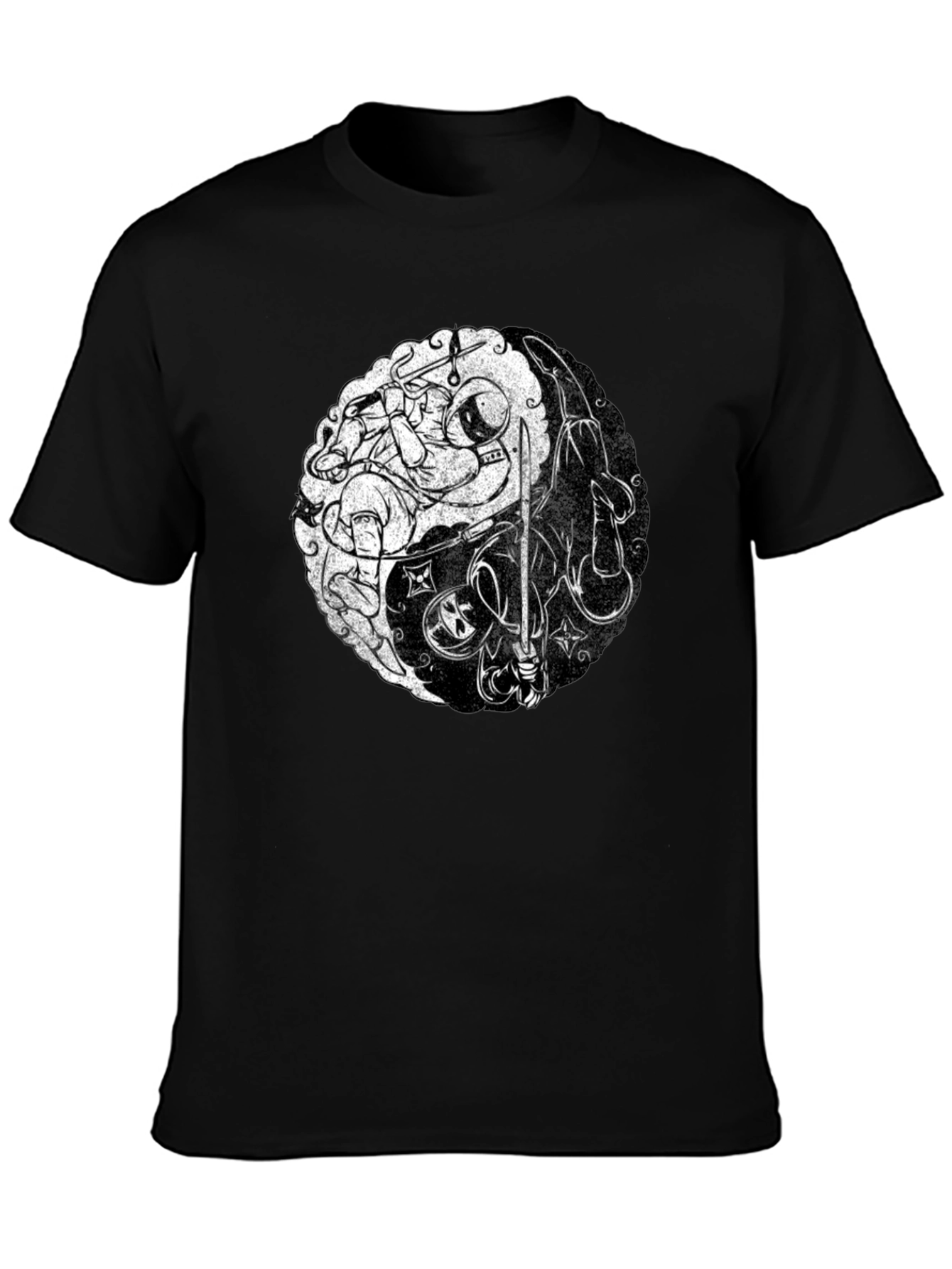 Yin & Yang T-Shirt | Space Ninja Graphic Tee