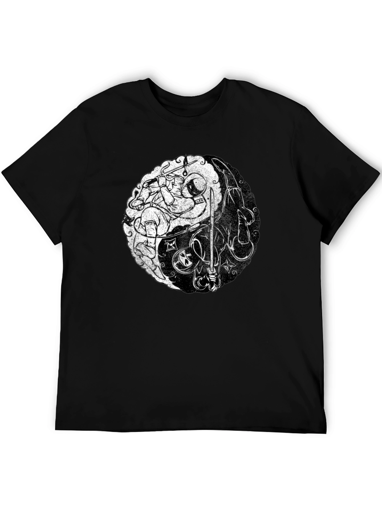 Yin & Yang T-Shirt | Space Ninja Graphic Tee