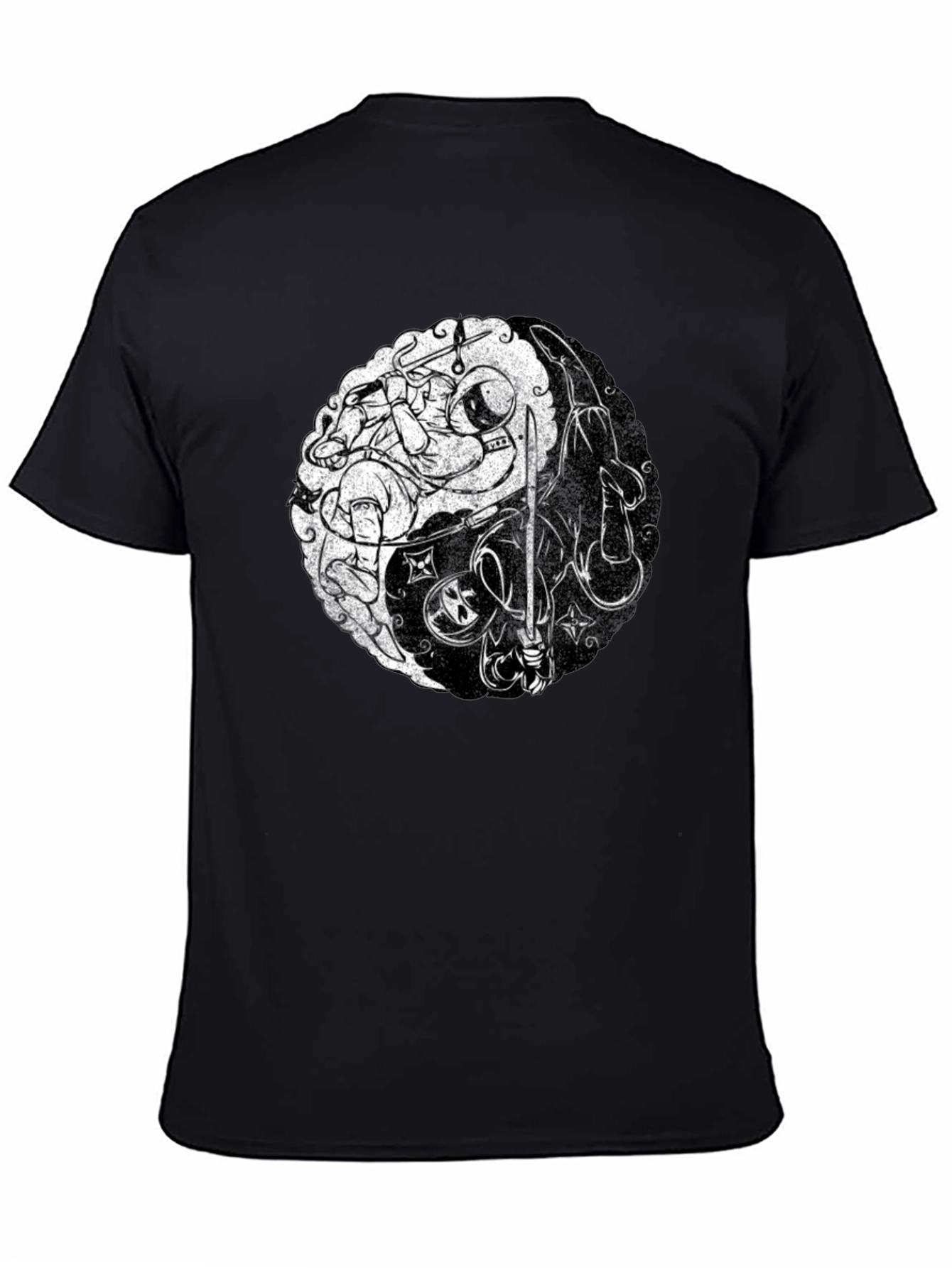 Yin & Yang T-Shirt | Space Ninja Graphic Tee