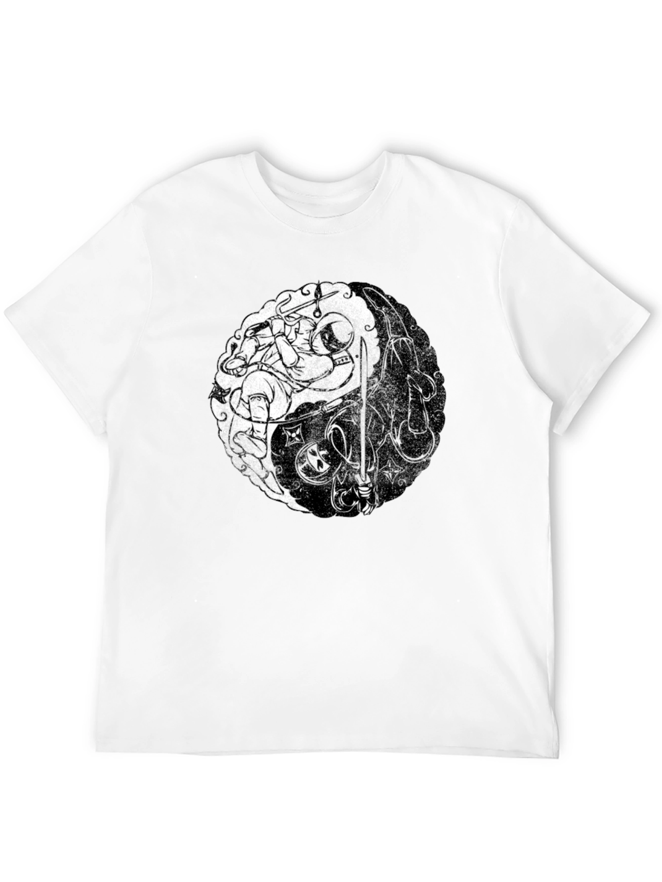 Yin & Yang T-Shirt | Space Ninja Graphic Tee