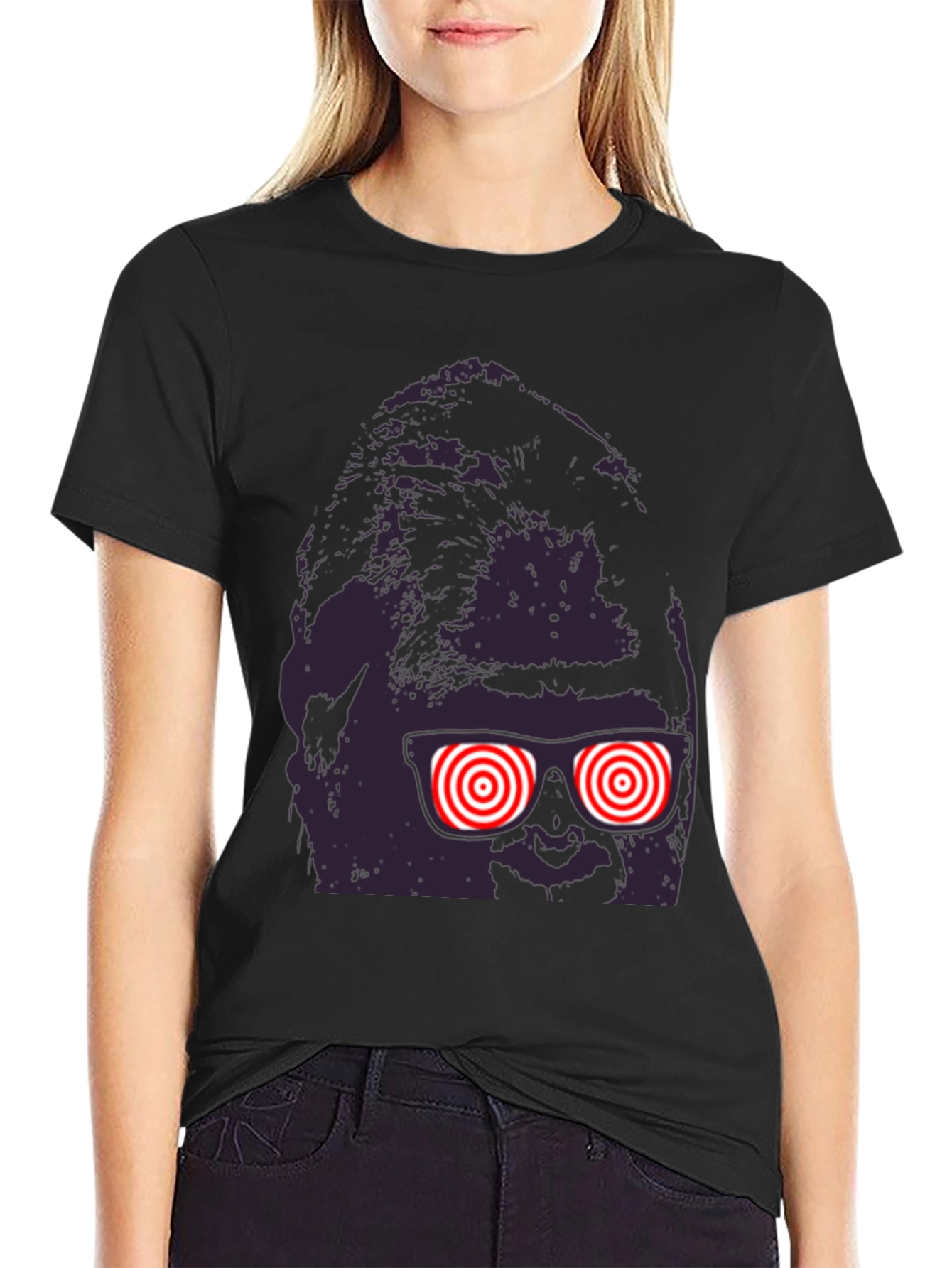 Funny Graphic T-Shirt with Novelty Eyes