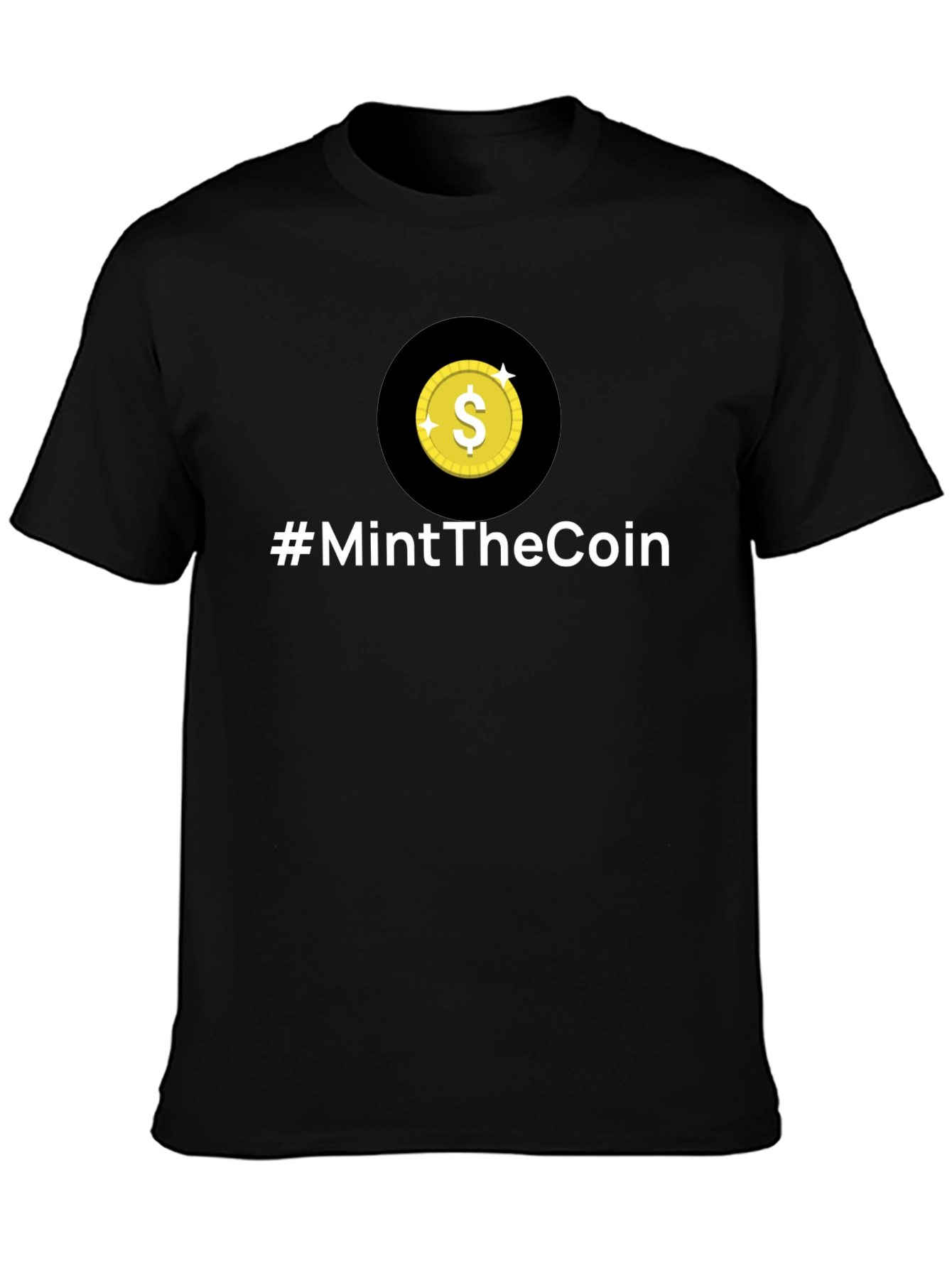 #MintTheCoin Black T-Shirt - Crypto Enthusiast Apparel