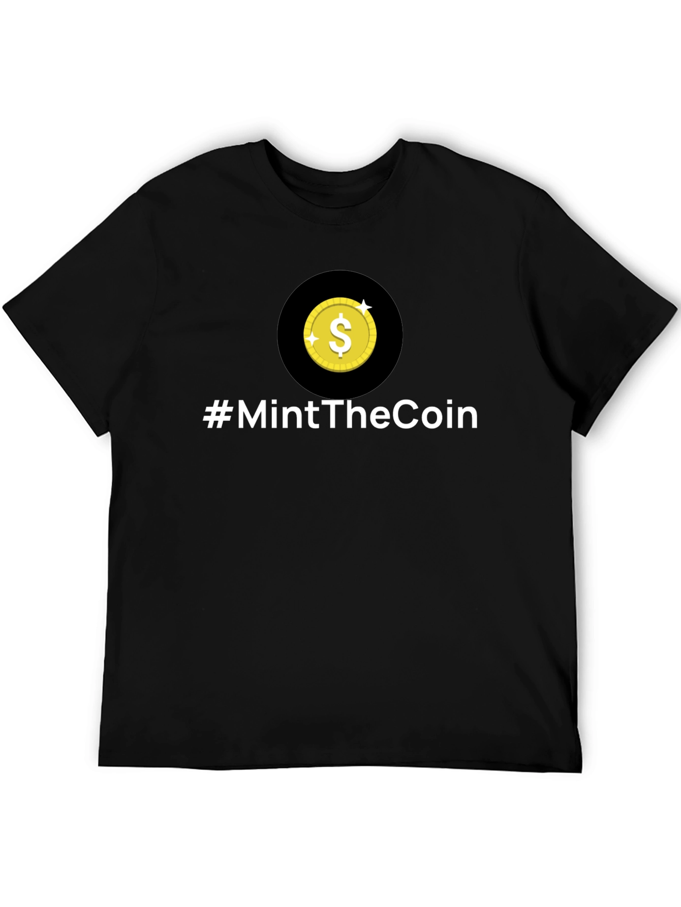 #MintTheCoin Black T-Shirt - Crypto Enthusiast Apparel