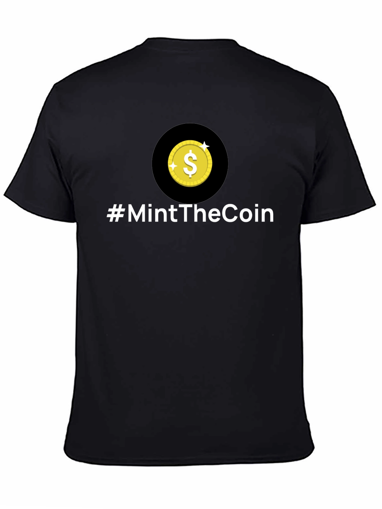 #MintTheCoin Black T-Shirt - Crypto Enthusiast Apparel