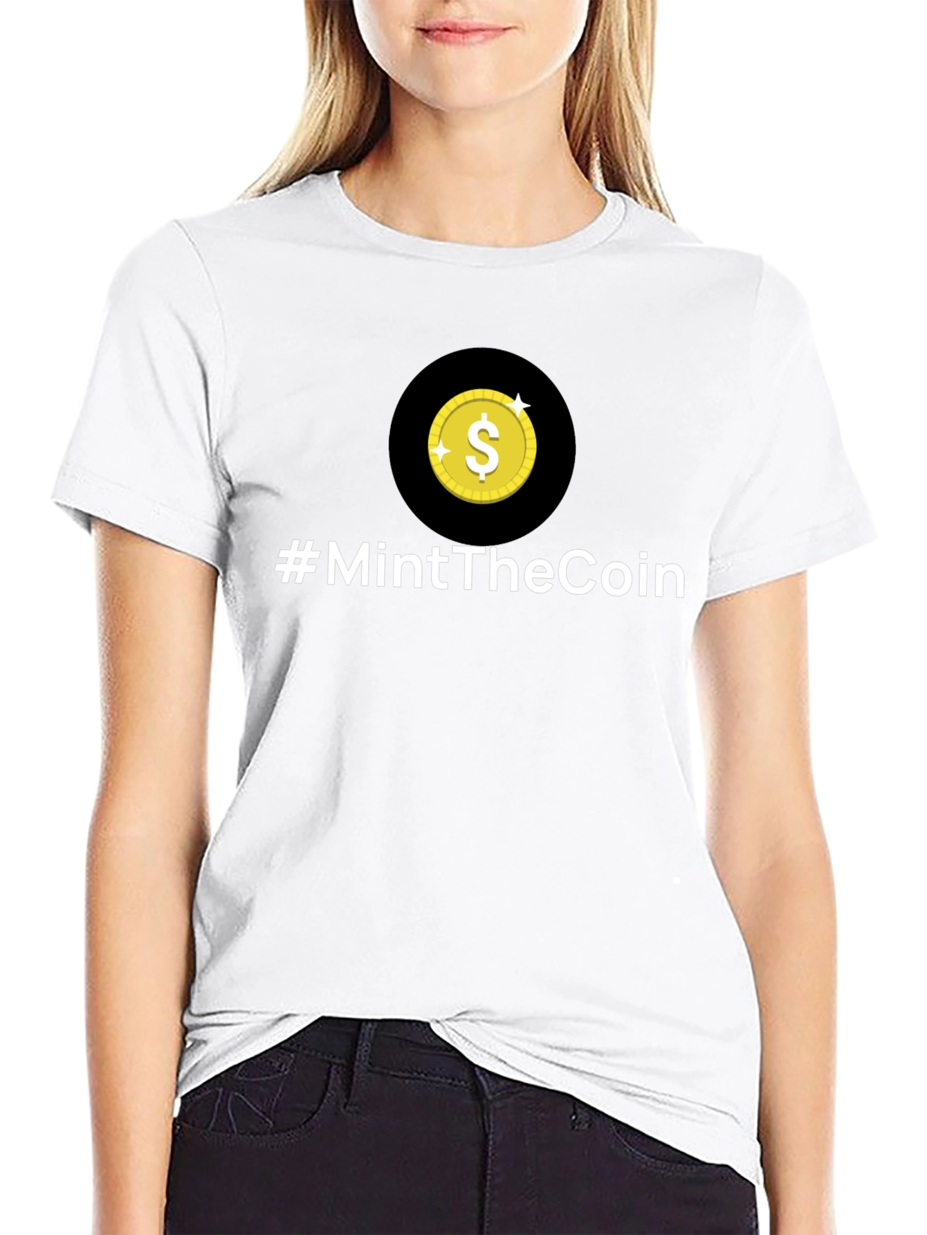 #MintTheCoin Black T-Shirt - Crypto Enthusiast Apparel