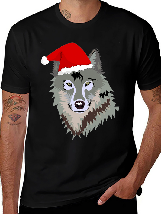 Wolf Christmas T-Shirt - Holiday Style