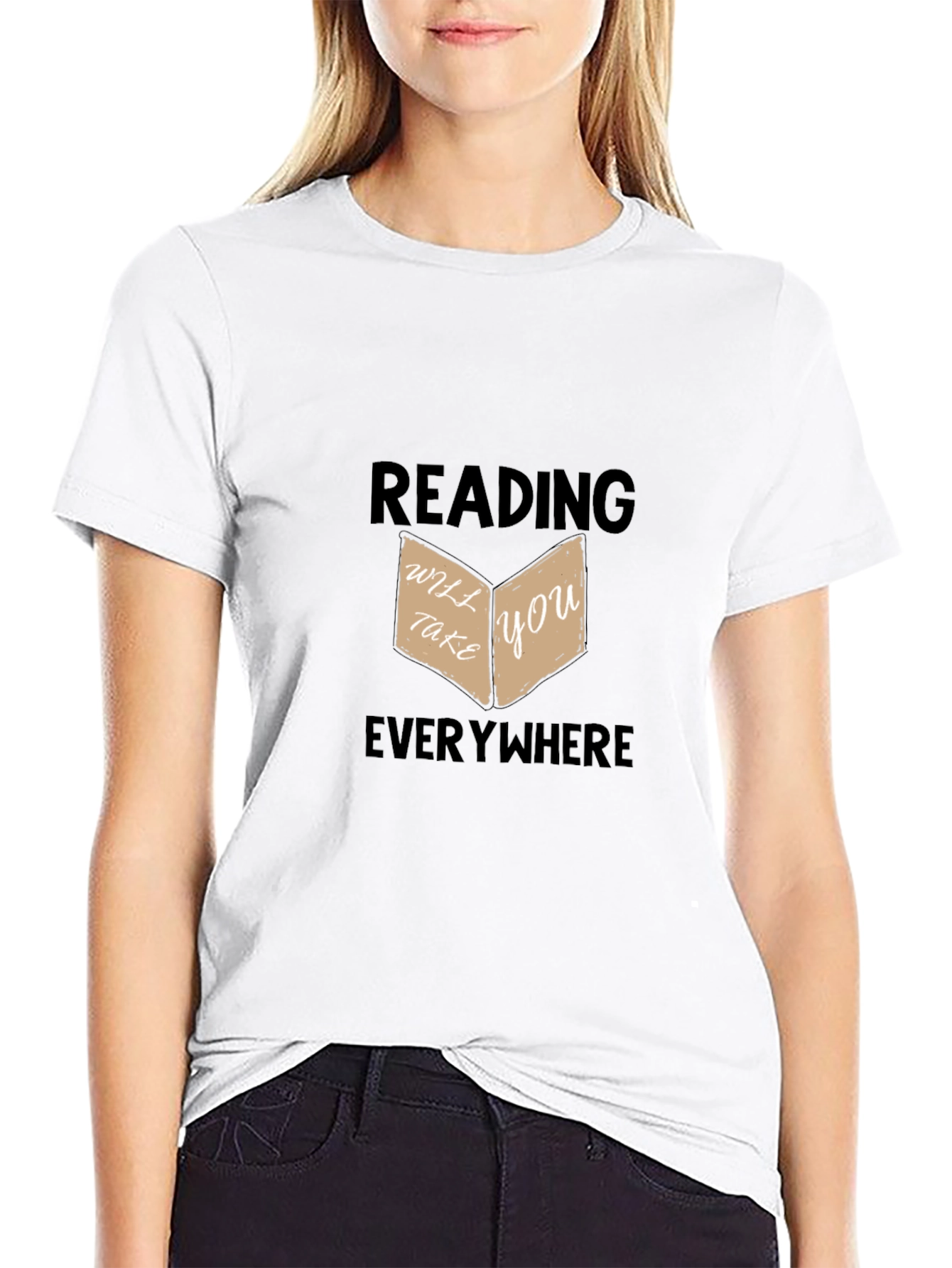 Reading Takes You Everywhere Graphic T-Shirt