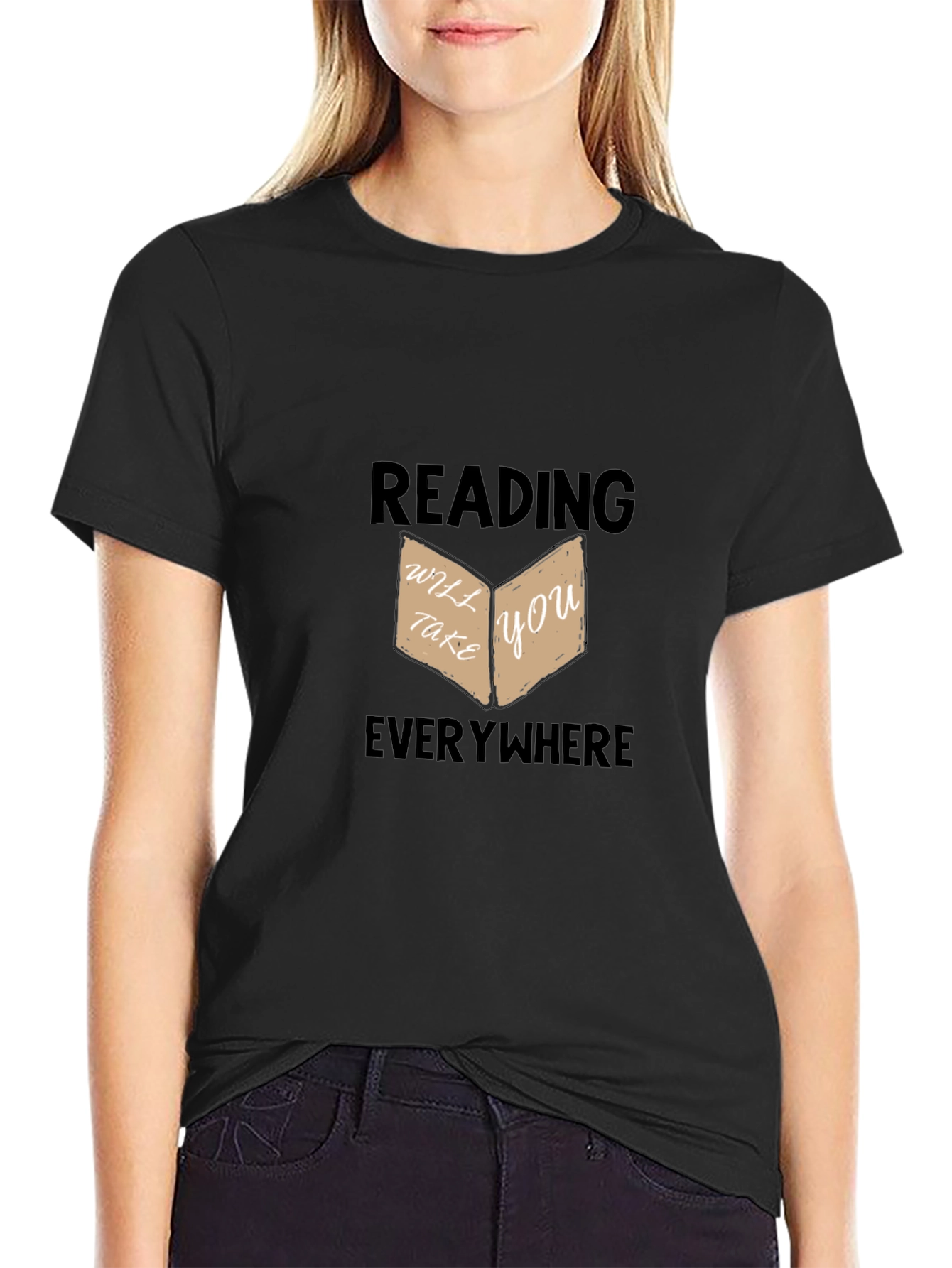 Reading Takes You Everywhere Graphic T-Shirt