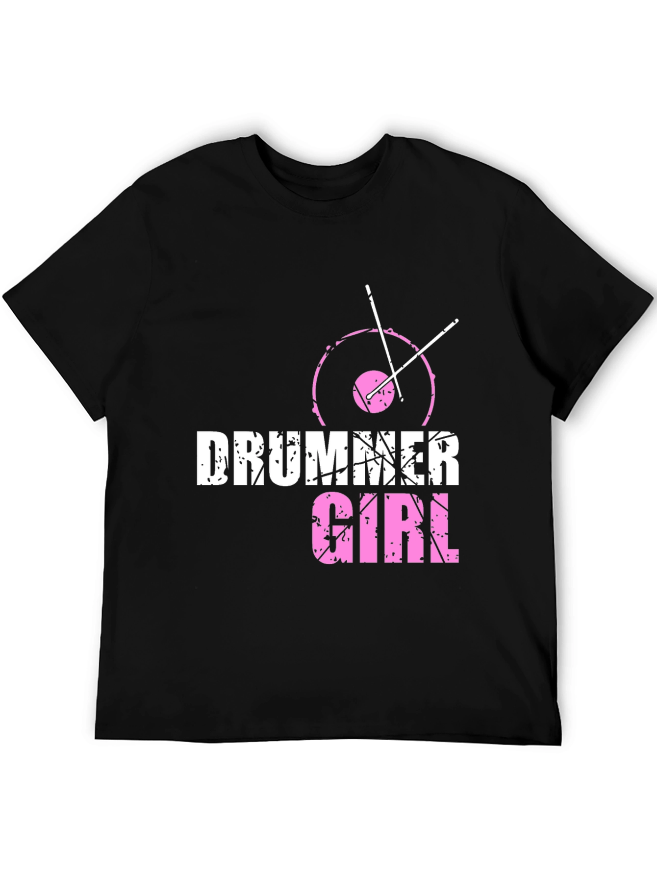 Drummer Girl Tee - Music Lover T-Shirt